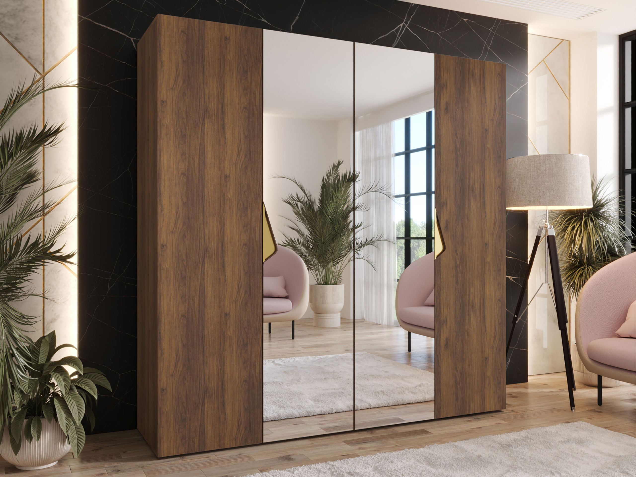 Wardrobe Hartford 625 (Walnut)