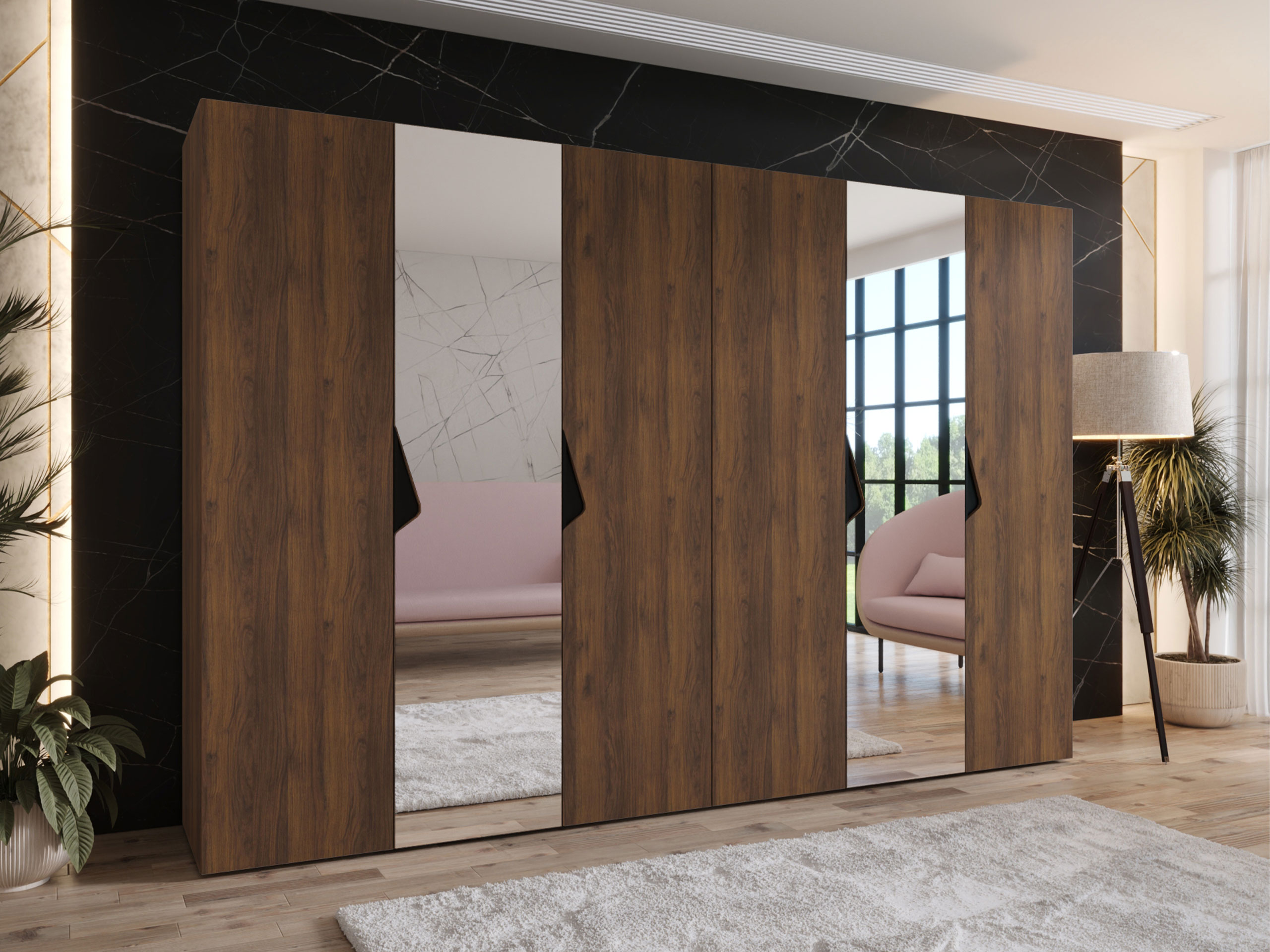 Wardrobe Hartford 627 (Walnut)