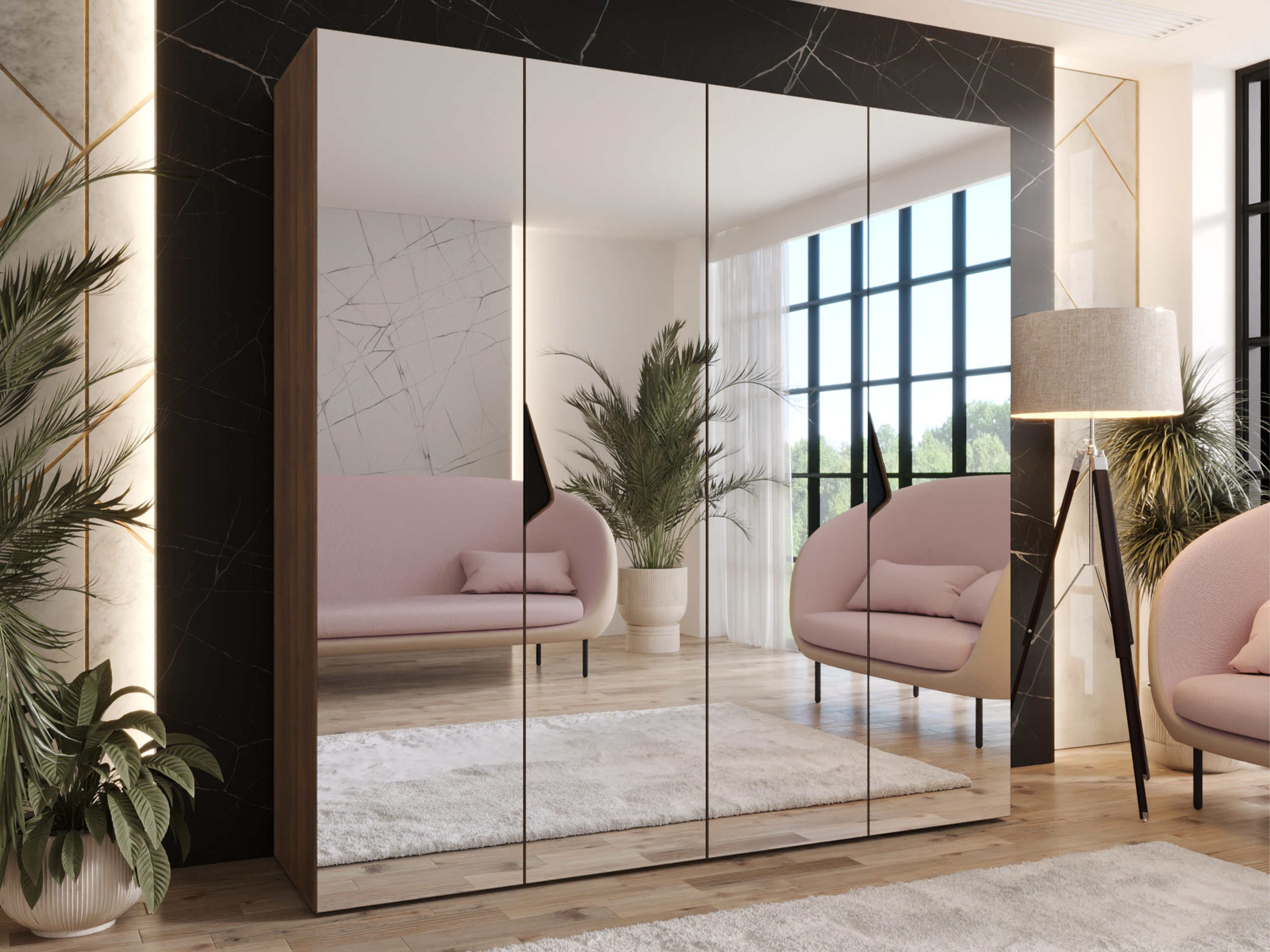 Wardrobe Hartford 630 (Walnut)