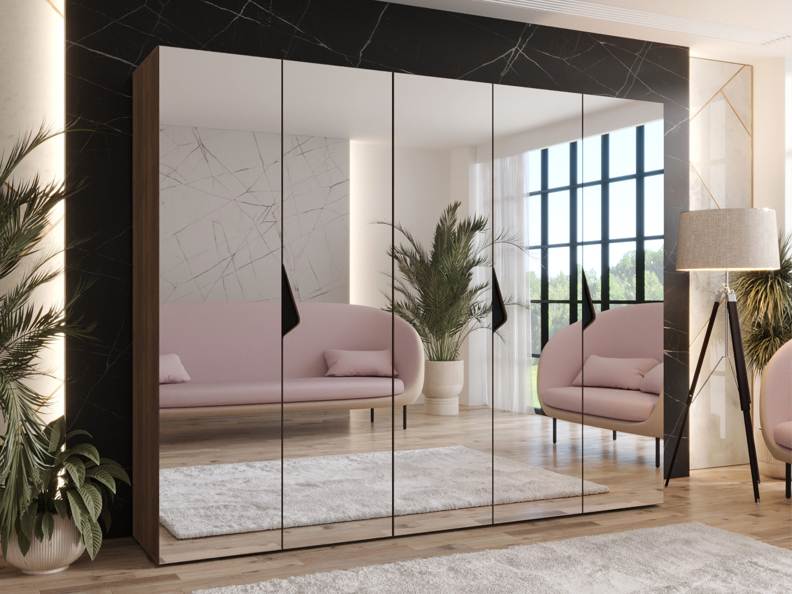 Wardrobe Hartford 631 (Walnut)