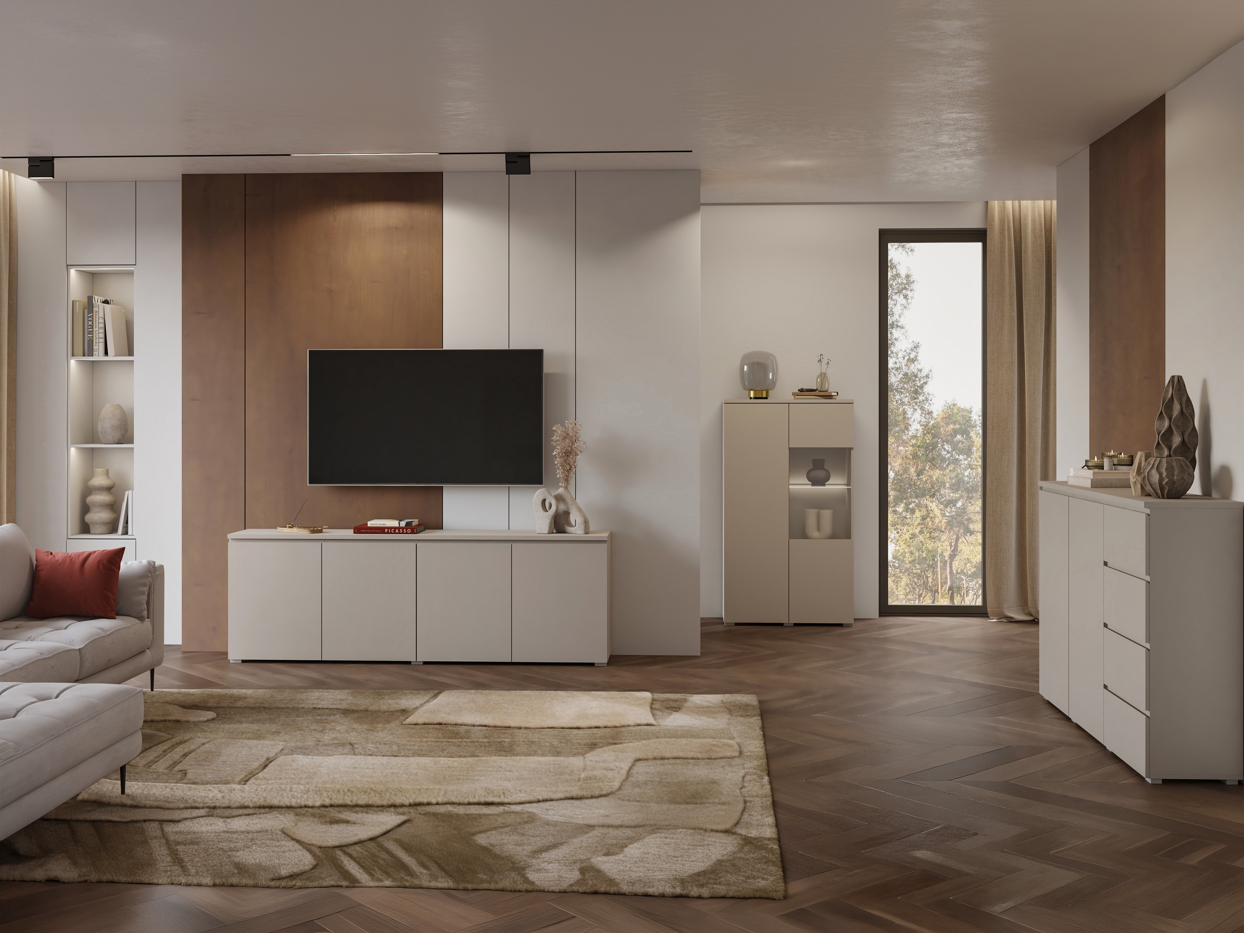 Chest of drawers Baletu 109 (Cashmere)