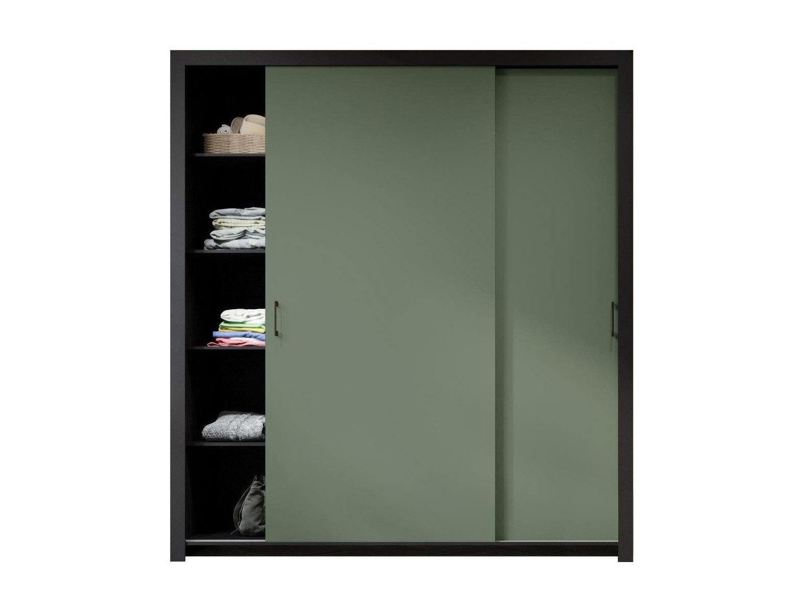 Wardrobe Murrieta 192 (Black + Green)