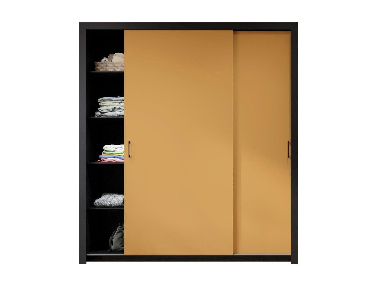 Wardrobe Murrieta 192 (Black + Yellow)
