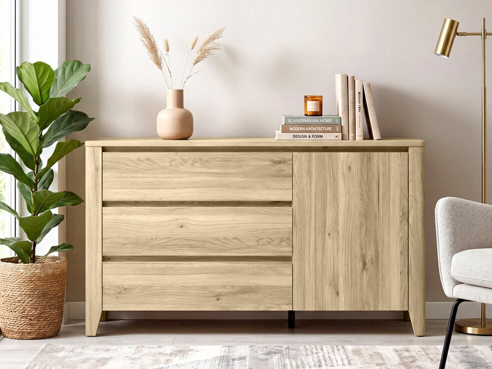 Chest of drawers Talduno 105 (Light oak)