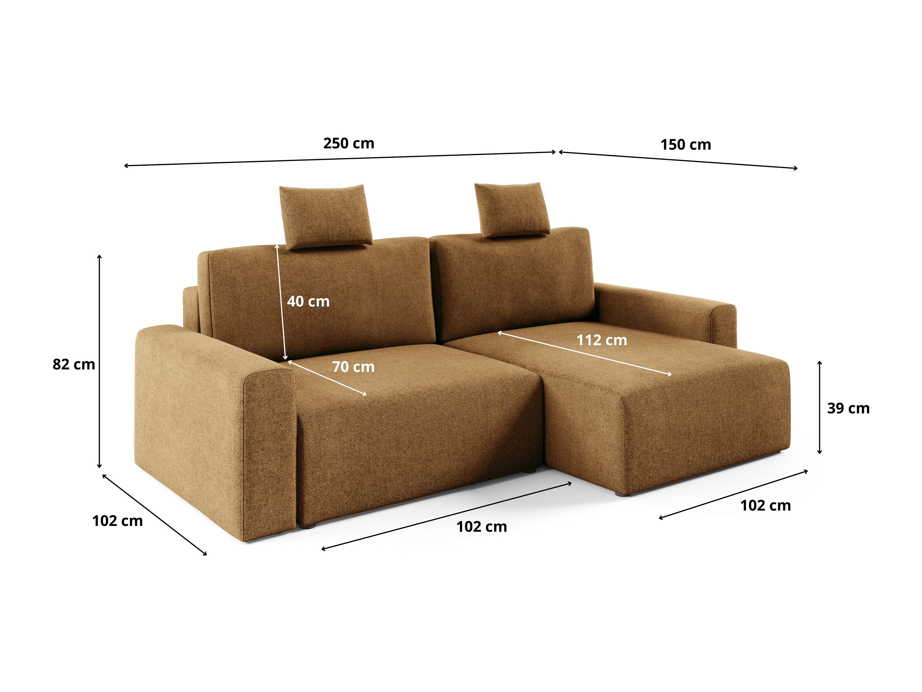 Corner sofa Franklin 225 (Sicuro 25)