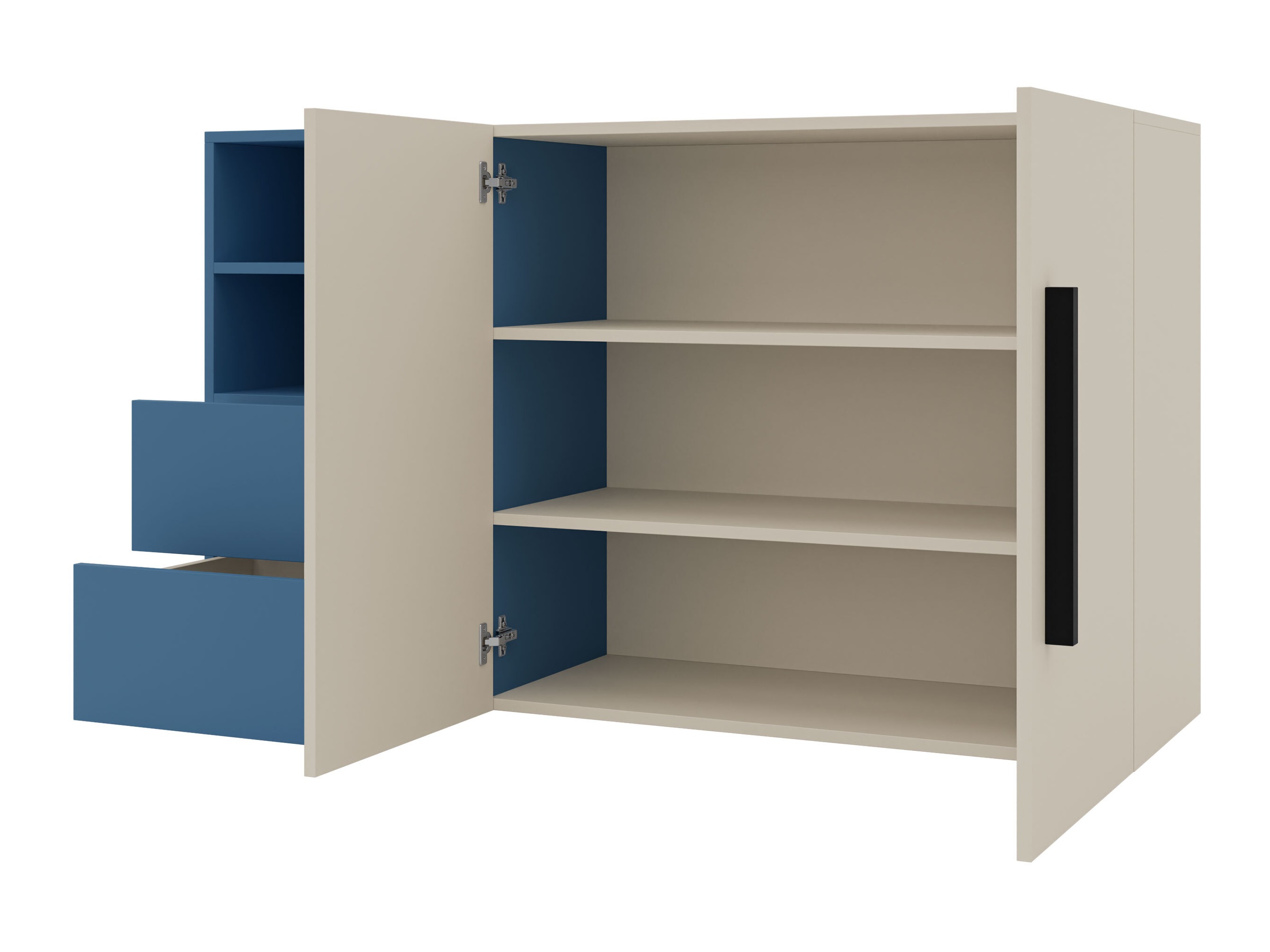 Chest of drawers Etruva 106 (Cashmere + Oak)