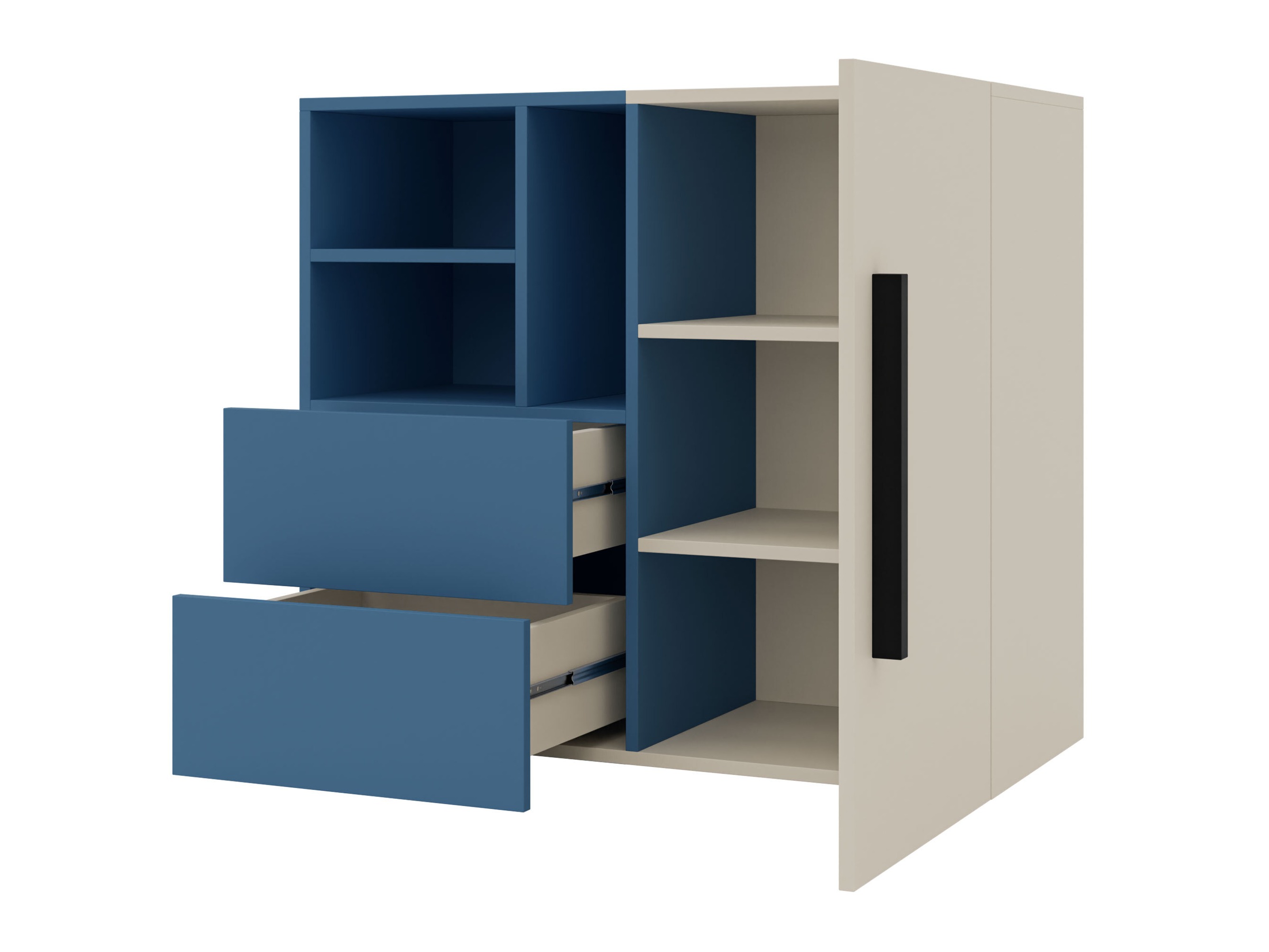 Chest of drawers Etruva 107 (Cashmere + Oak)
