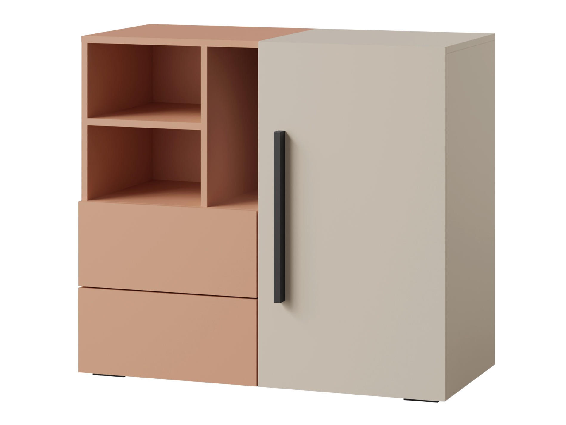 Chest of drawers Etruva 107 (Cashmere + Pink)
