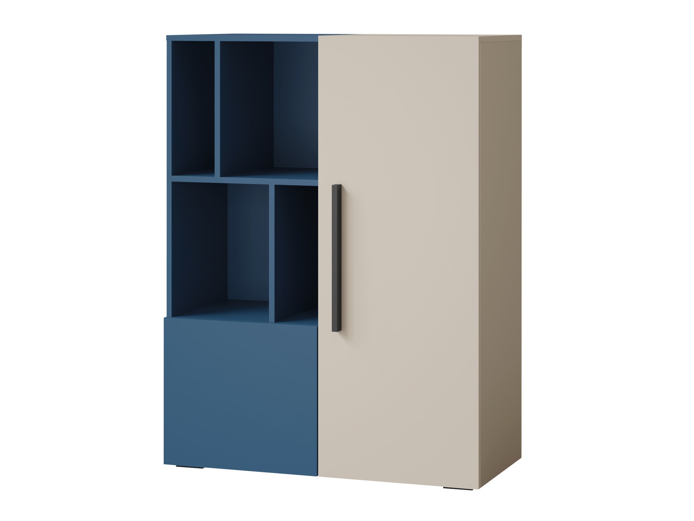 Sideboard Etruva 105 (Cashmere + Blue)