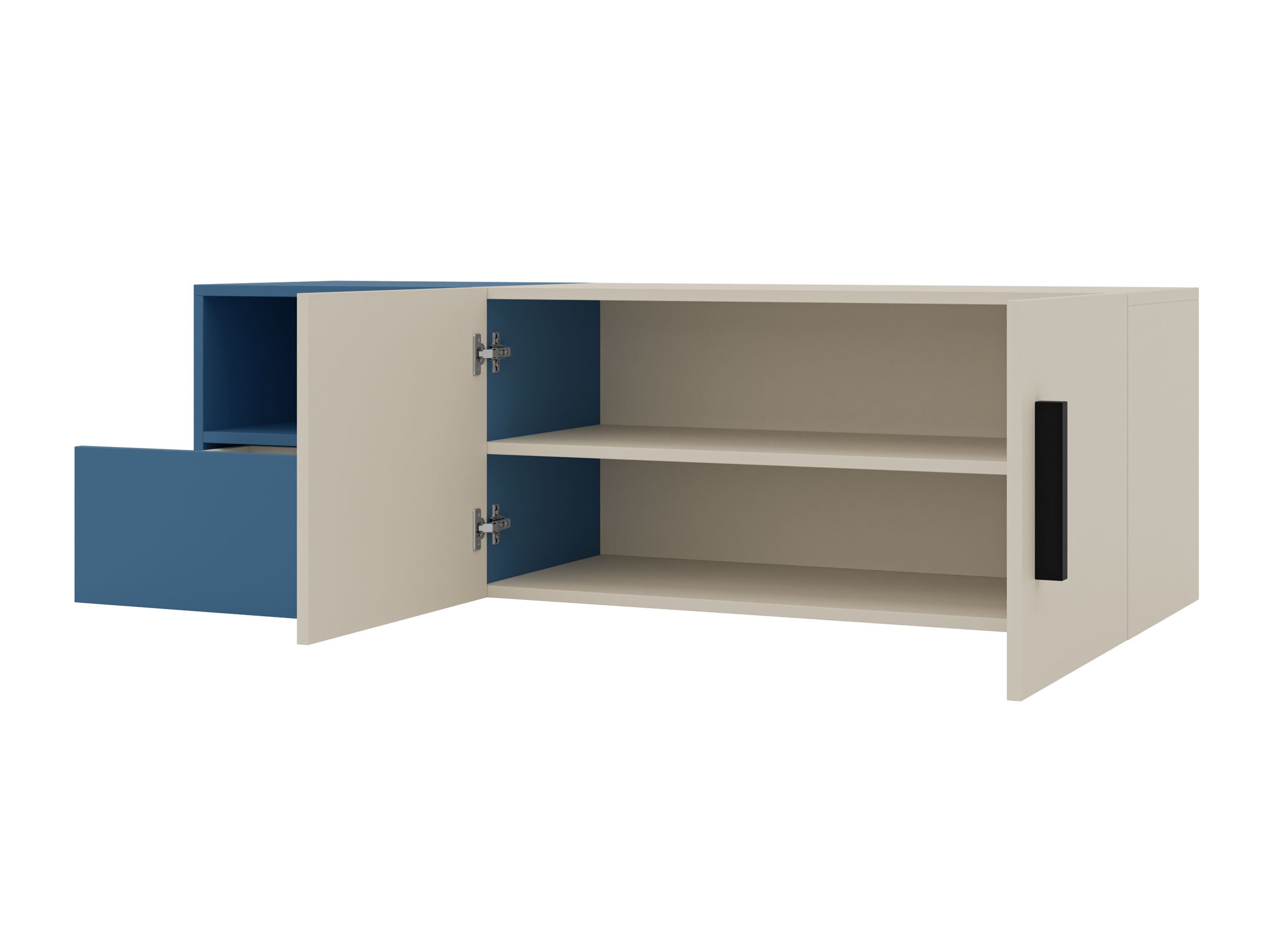 TV stand Etruva 108 (Cashmere + Blue)