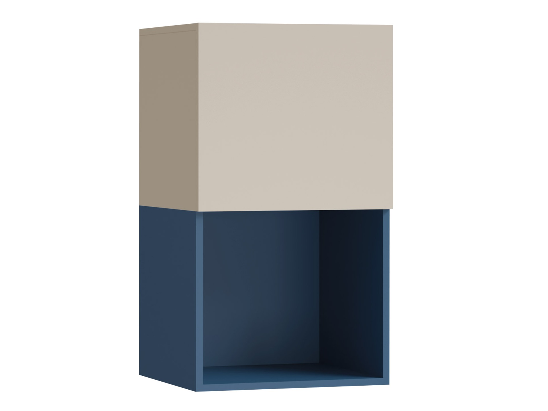 Wall cabinet Etruva 113 (Cashmere + Blue)