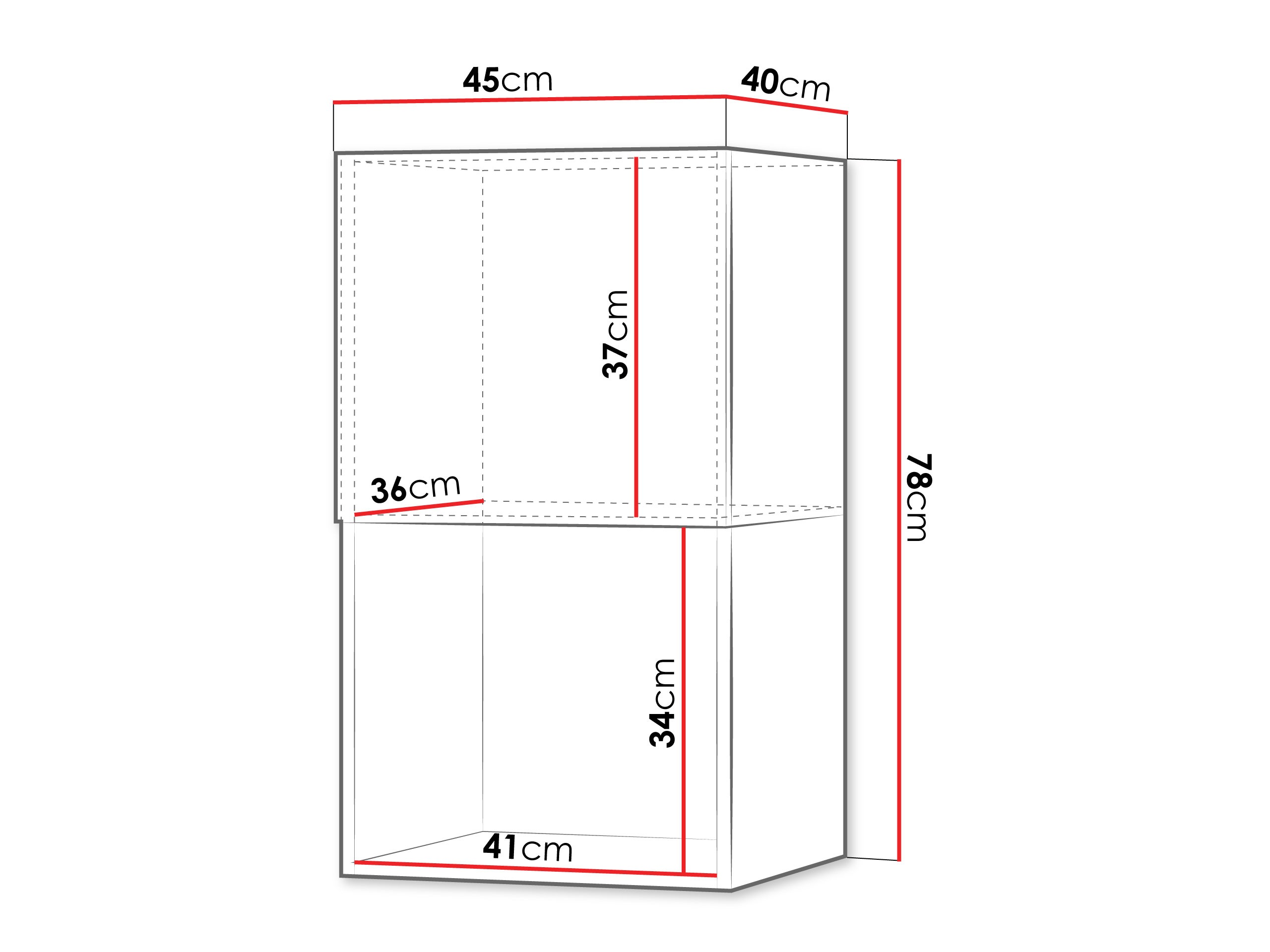 Wall cabinet Etruva 113 (Cashmere + Blue)