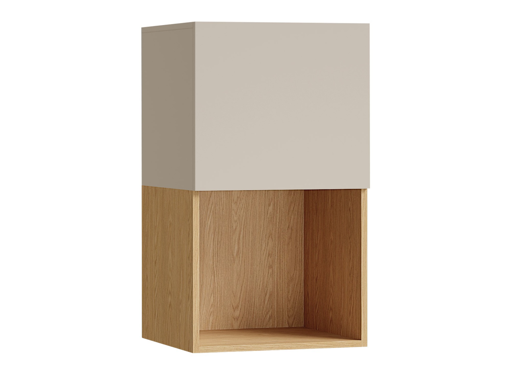Wall cabinet Etruva 113 (Cashmere + Oak)