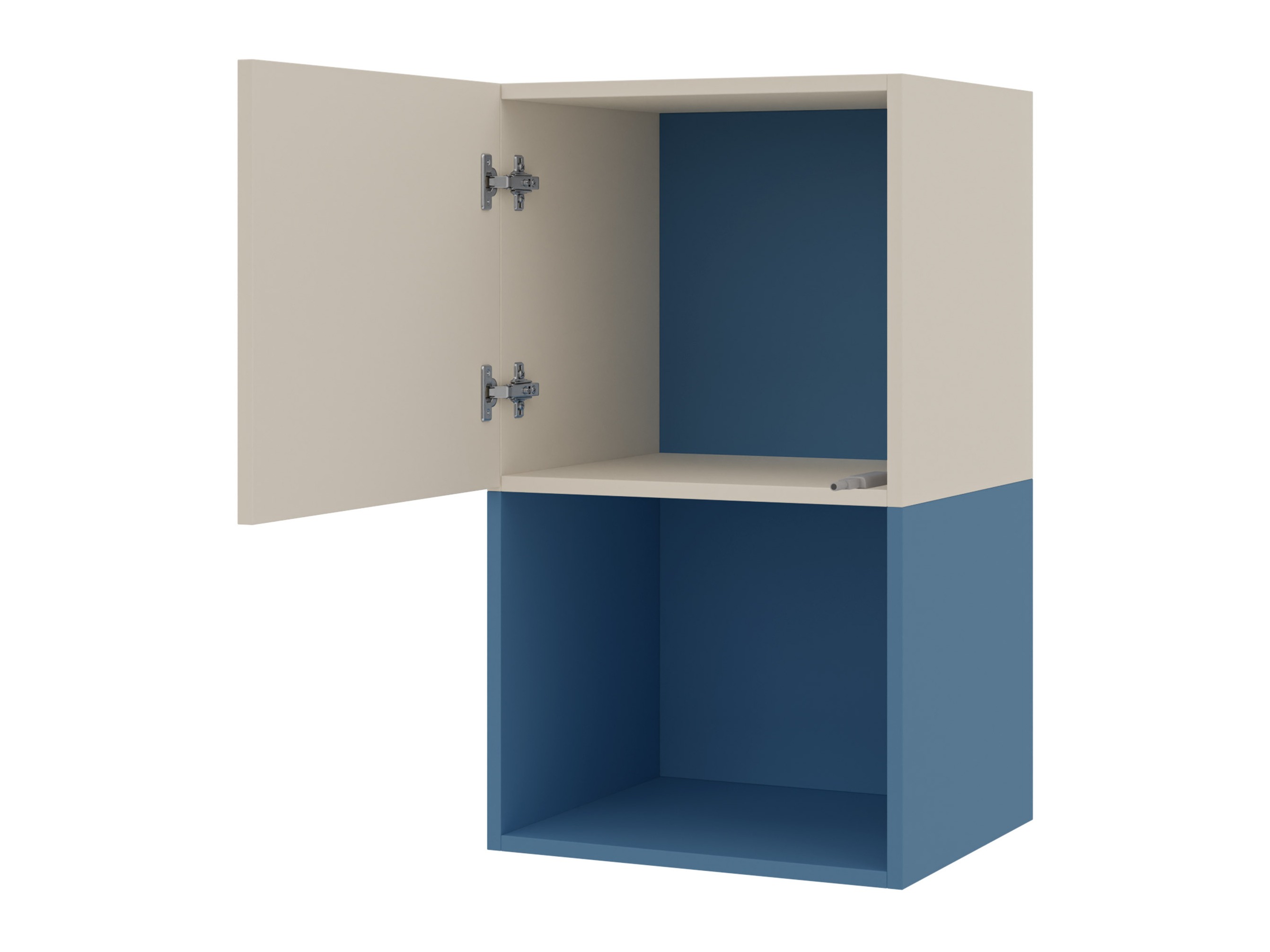 Wall cabinet Etruva 113 (Cashmere + Oak)