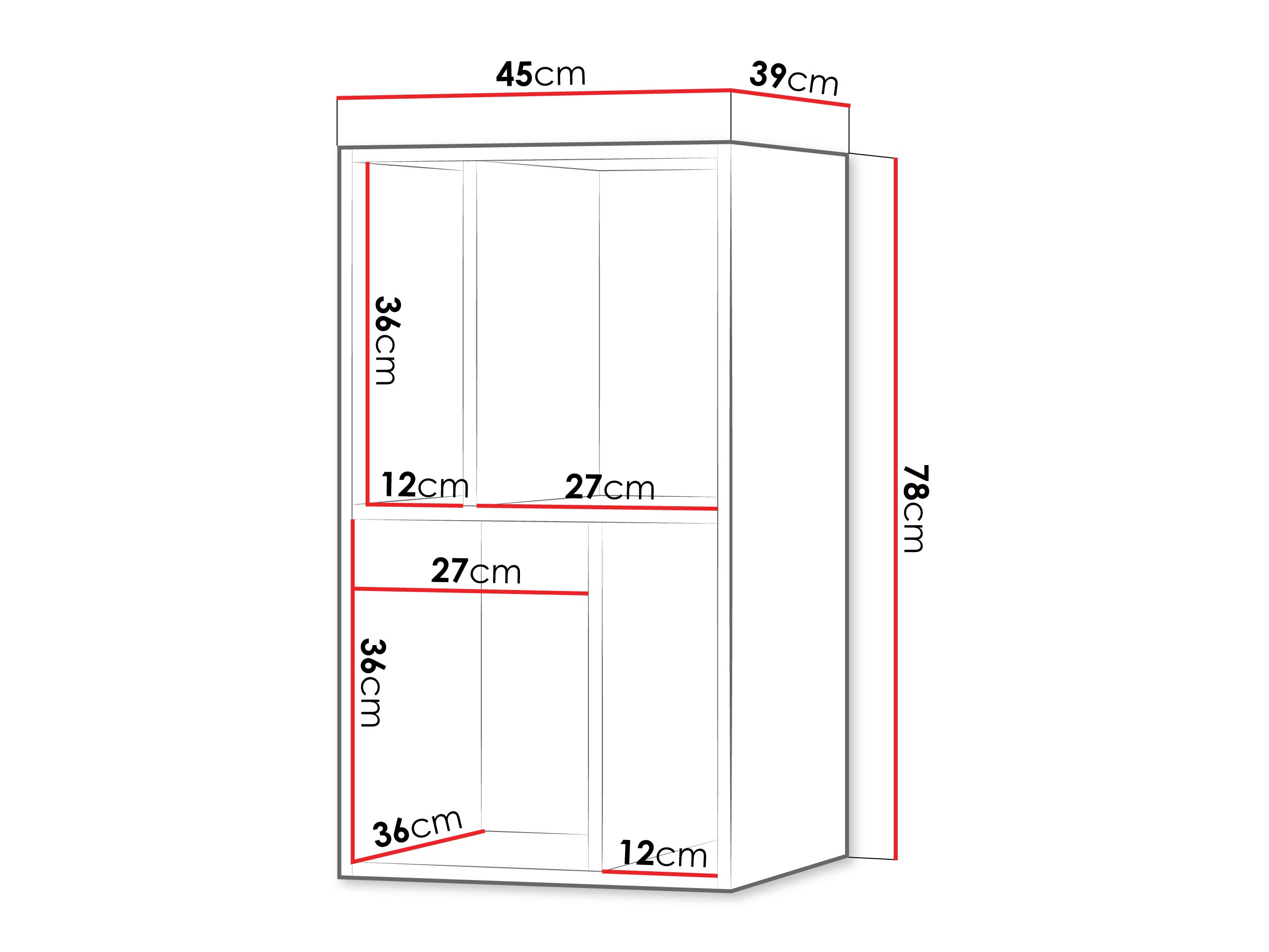 Wall shelf Etruva 112 (Blue)