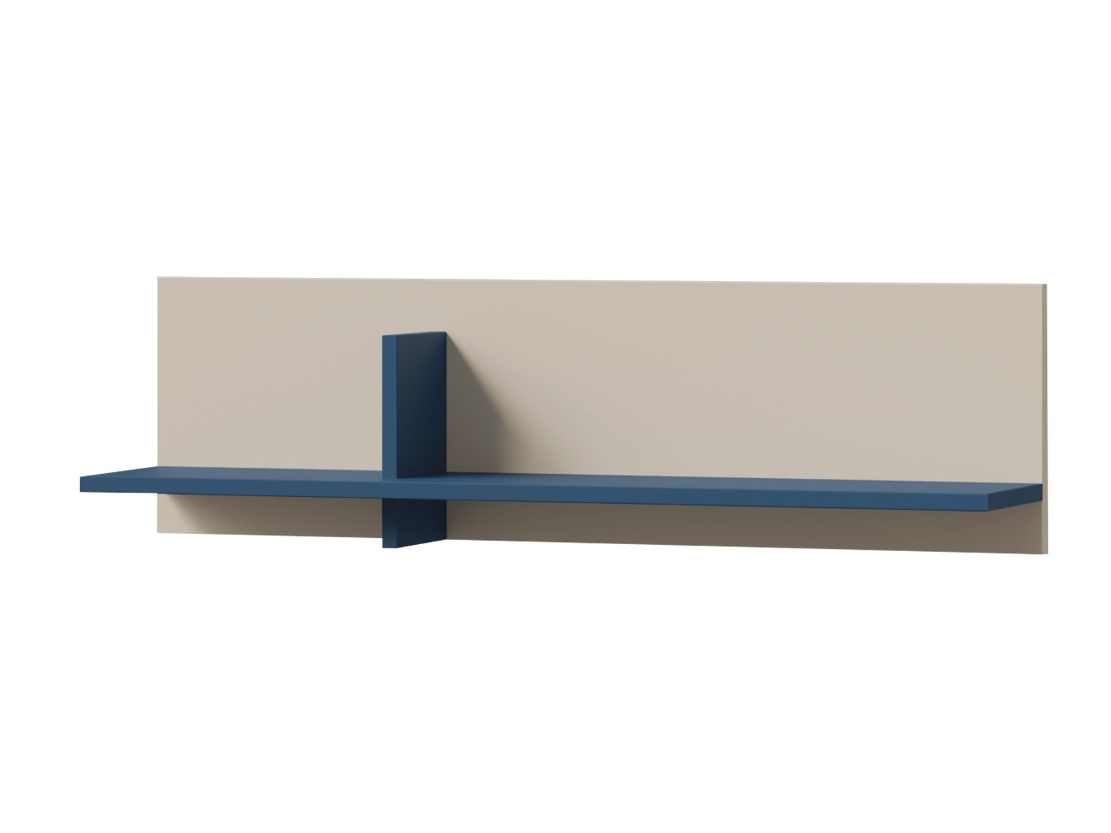 Wall shelf Etruva 115 (Cashmere + Blue)
