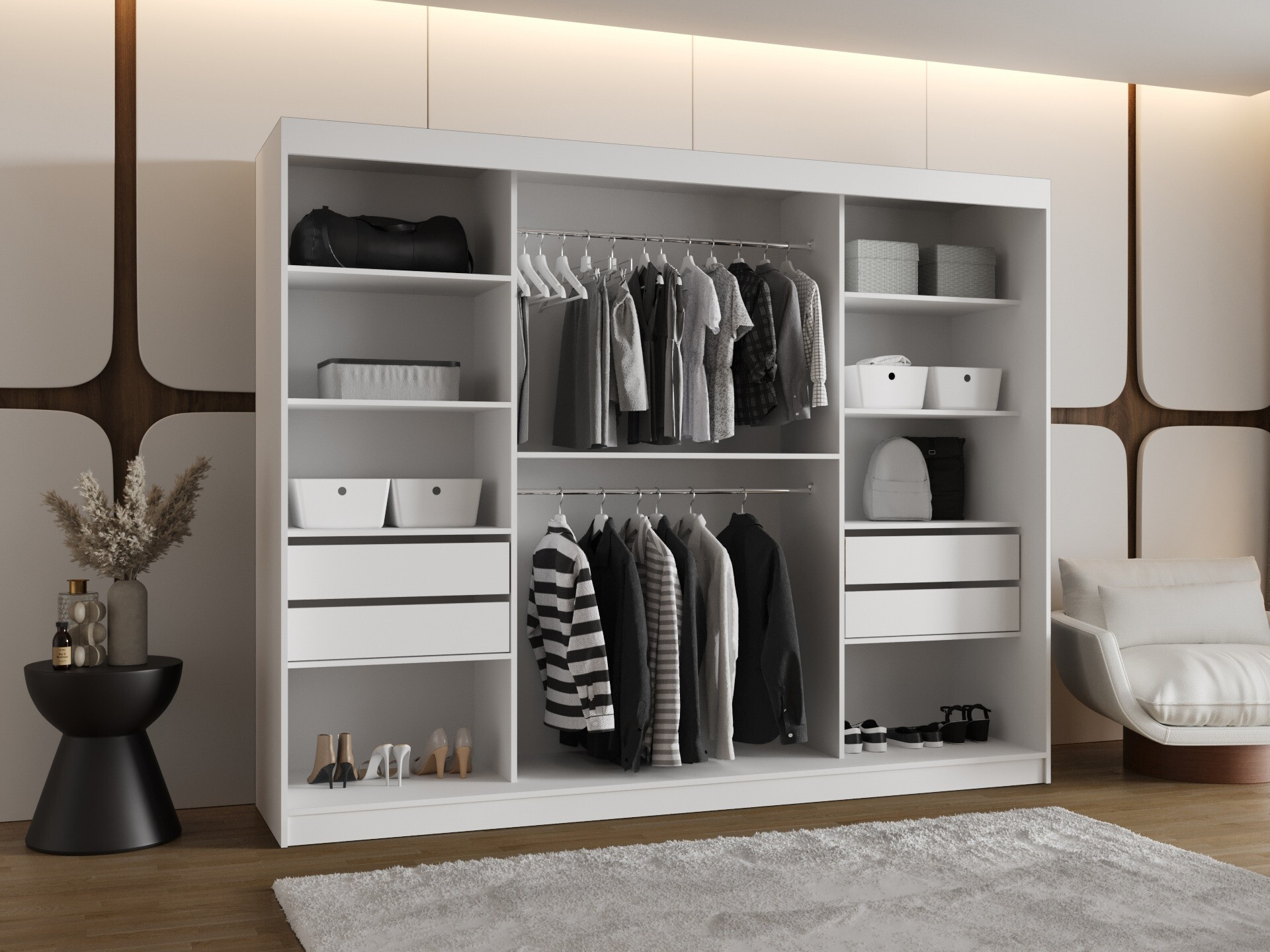 Wardrobe Hartford 497 (White)