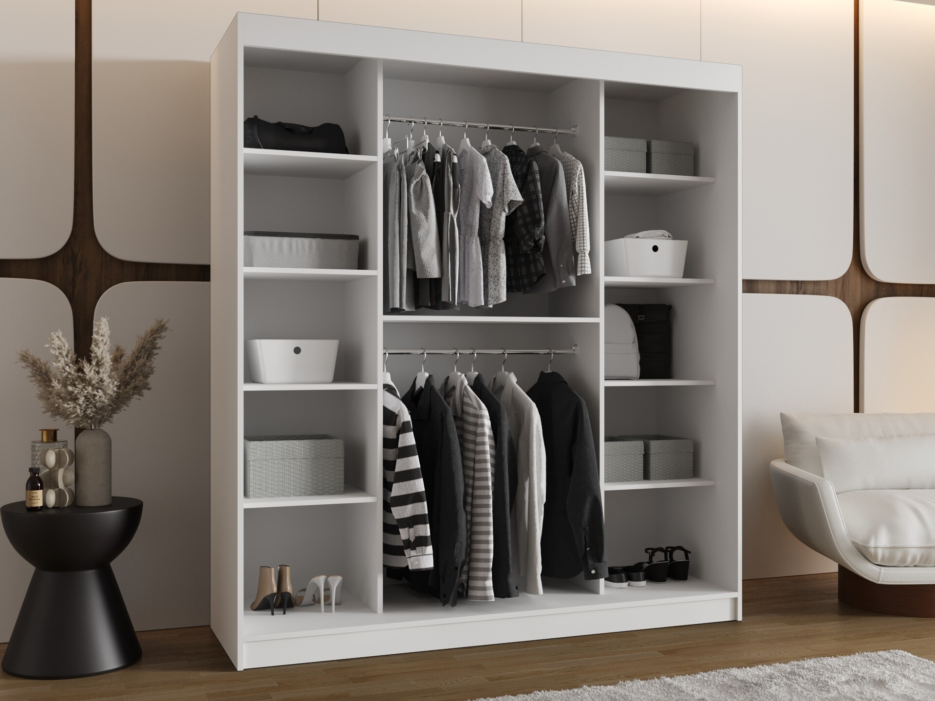 Wardrobe Hartford 500 (White)
