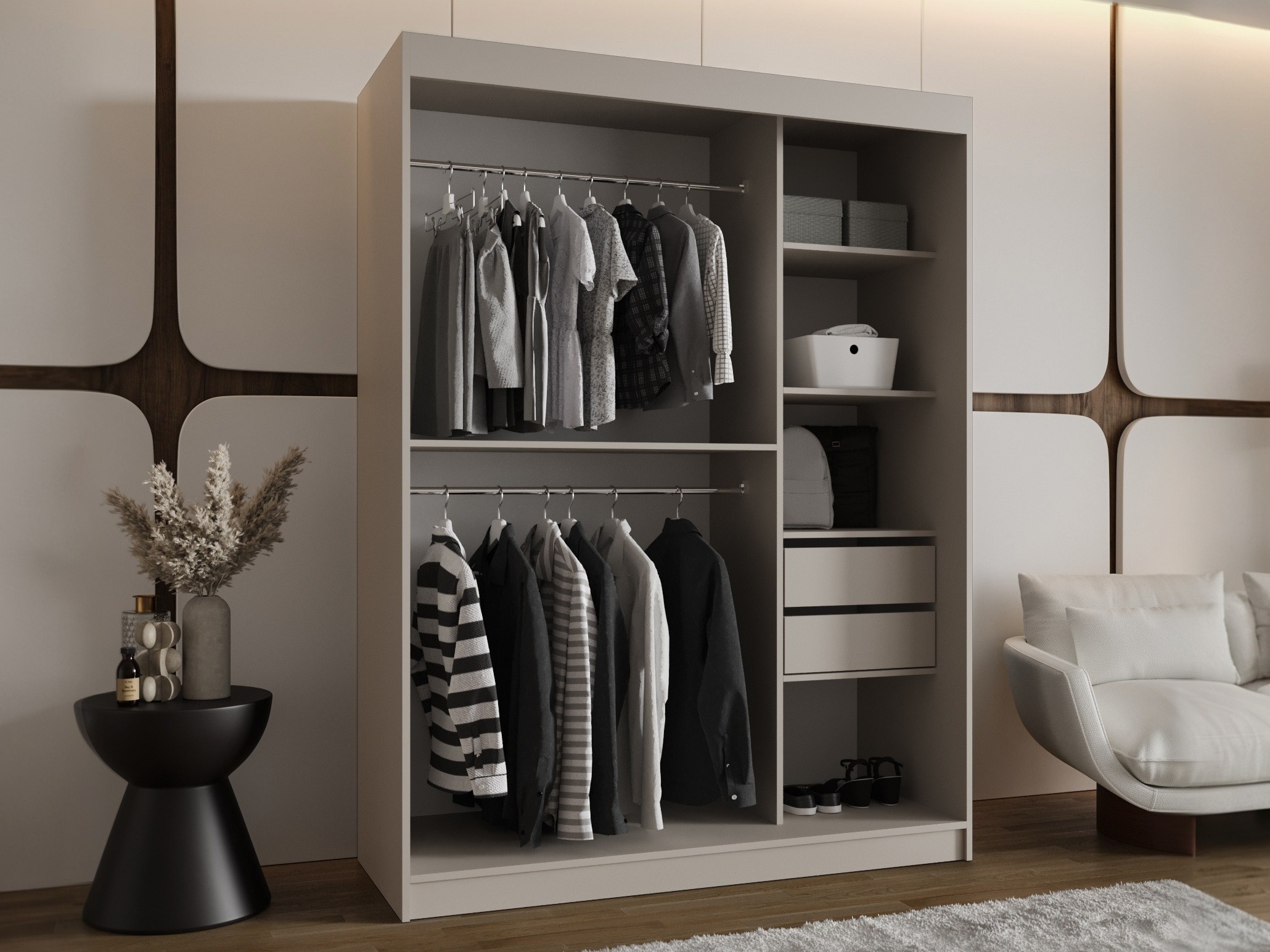 Wardrobe Hartford 502 (Cashmere)