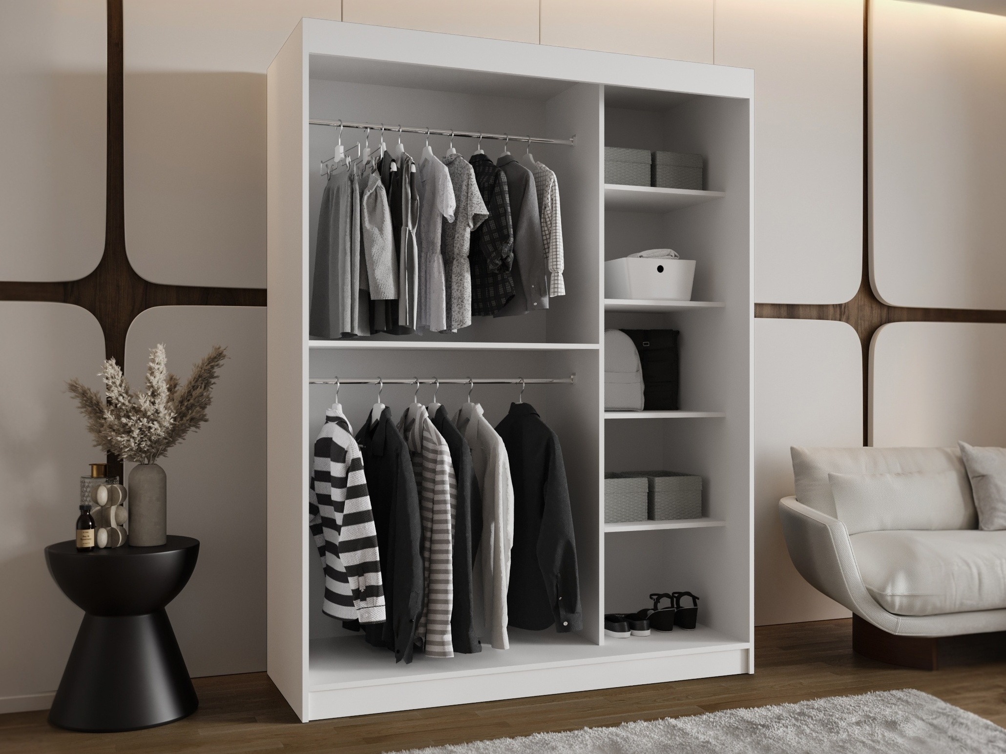Wardrobe Hartford 502 (White)
