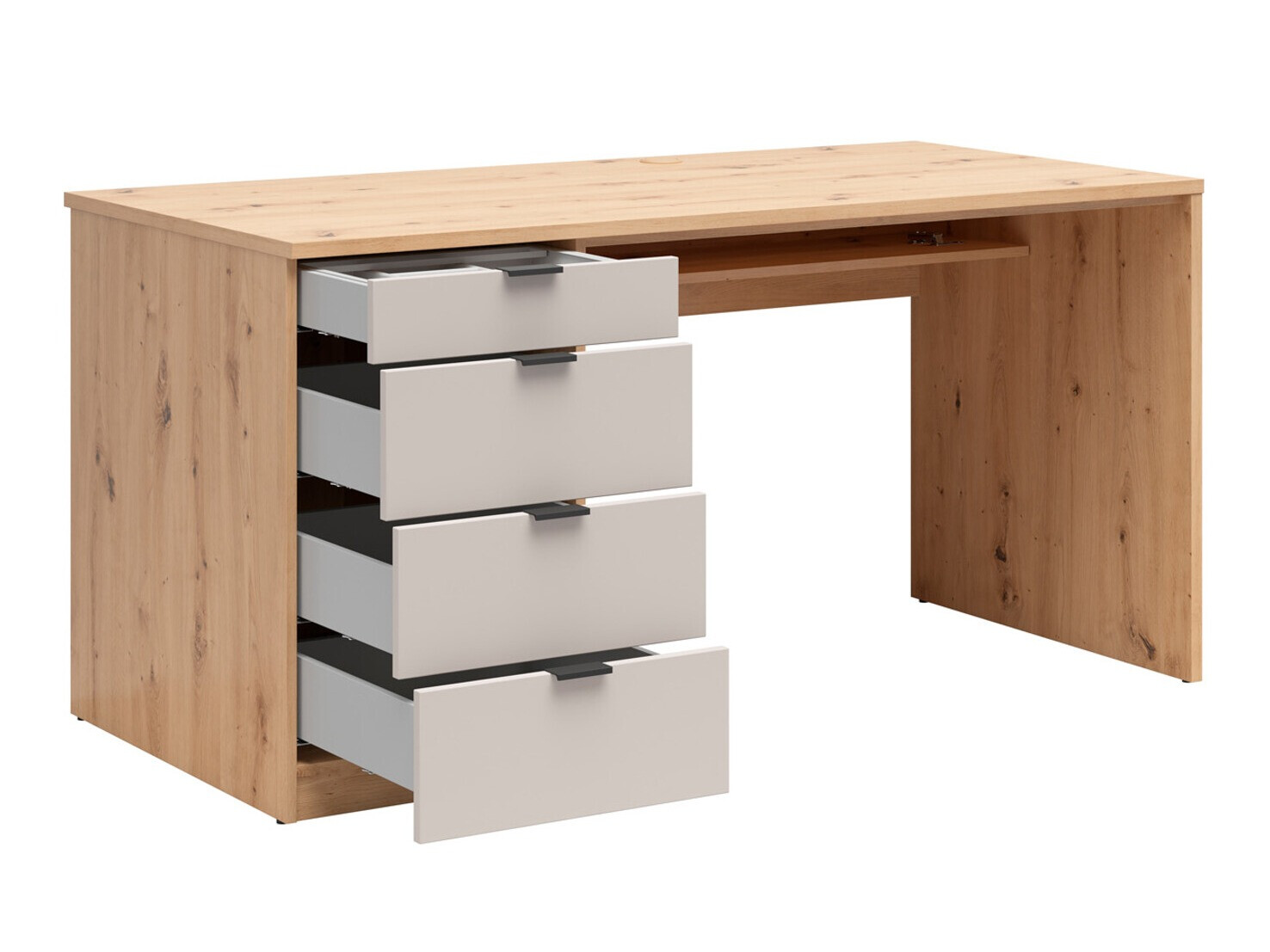 Desk Boston 781 (Cashmere + Artisan oak)
