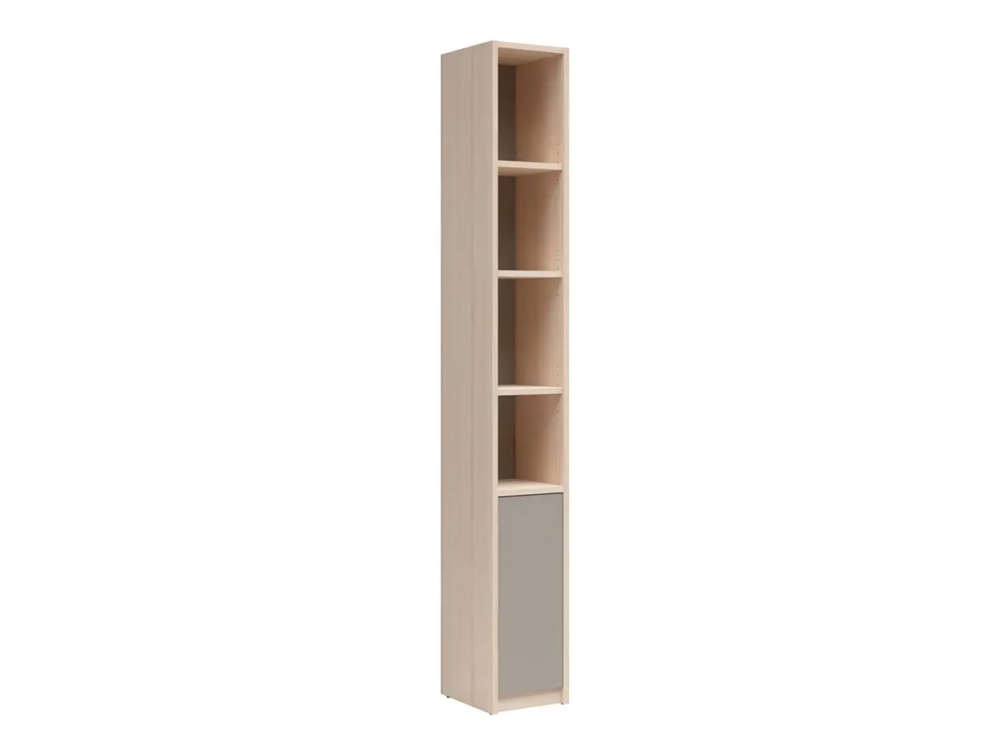 Bookcase Boston 782 (Light oak + Basalt)