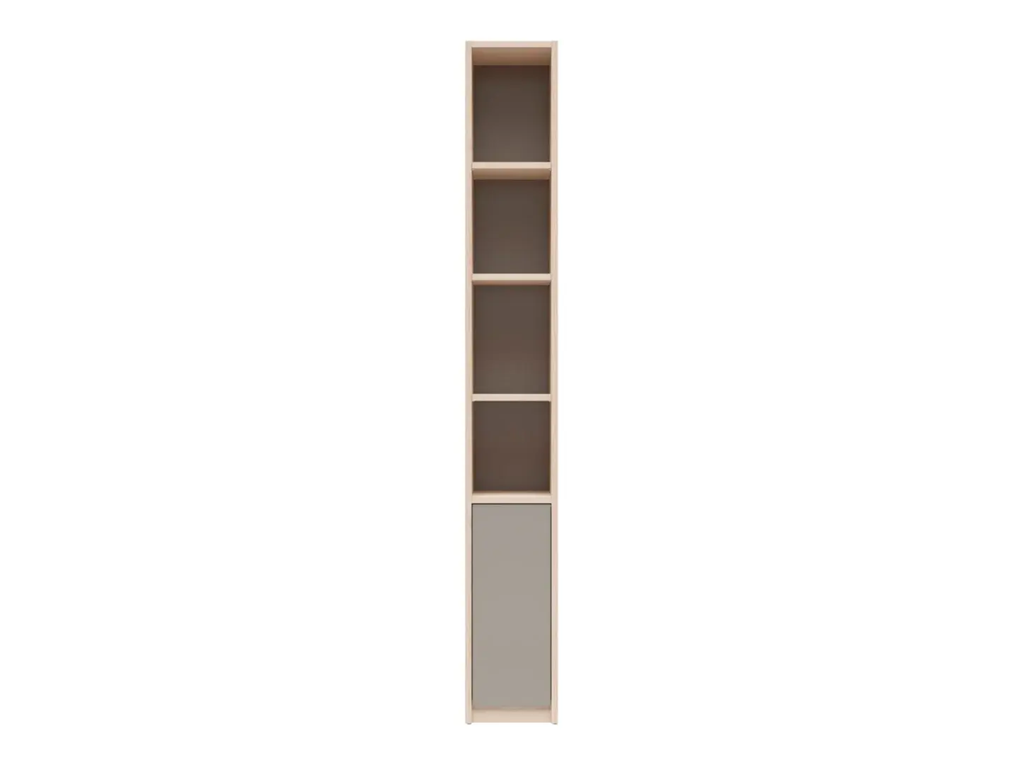 Bookcase Boston 782 (Light oak + Basalt)