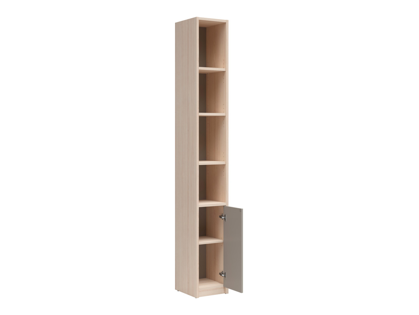 Bookcase Boston 782 (Light oak + Basalt)