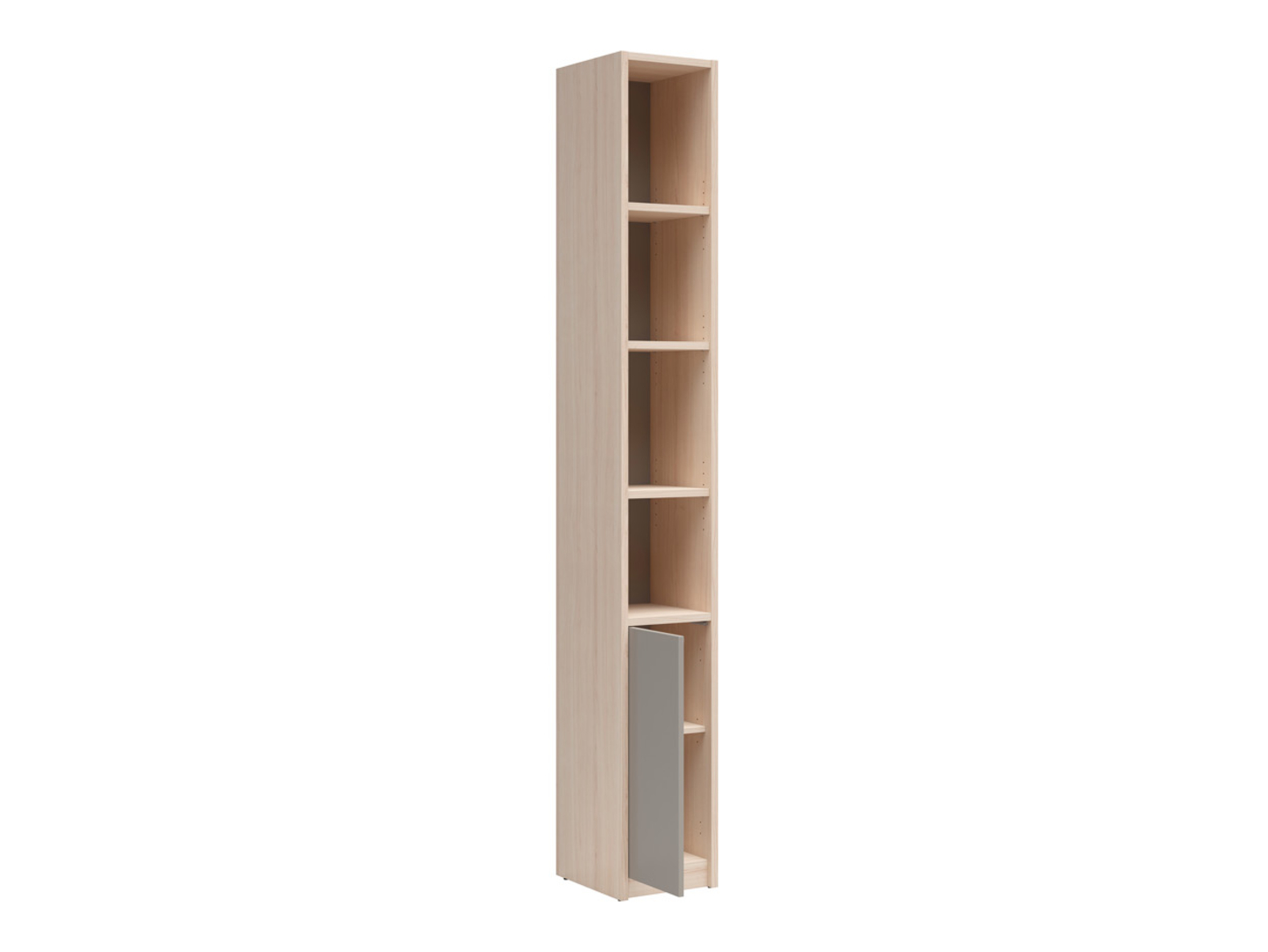 Bookcase Boston 782 (Light oak + Basalt)