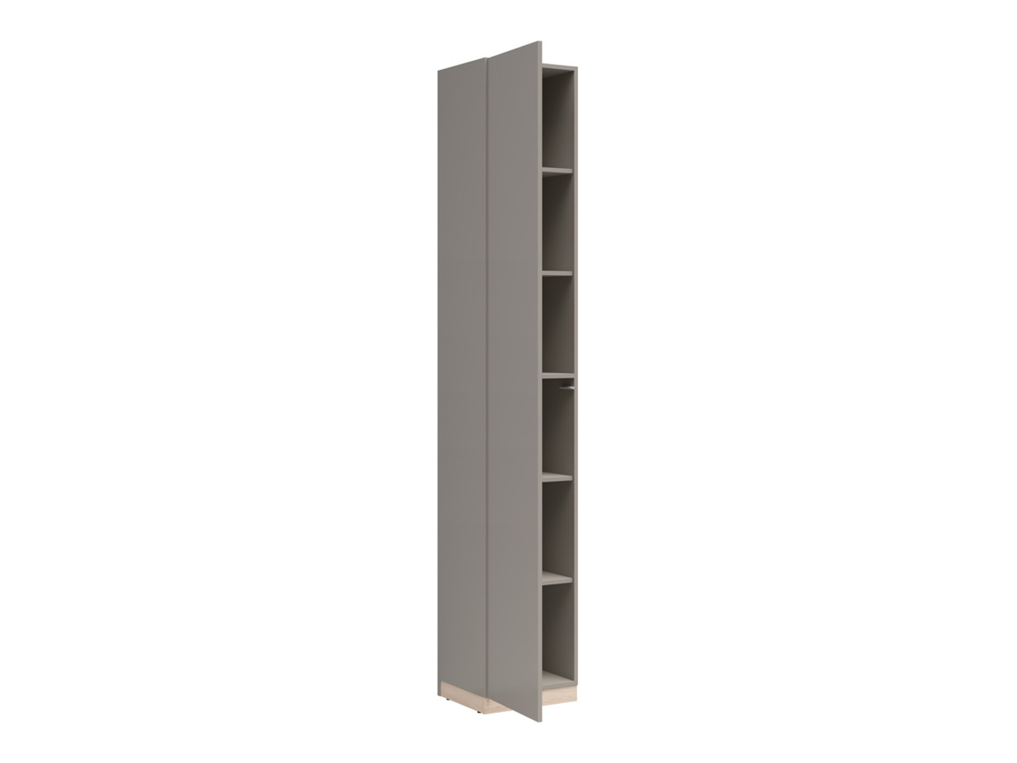 Bookcase Boston 783 (Light oak + Basalt)