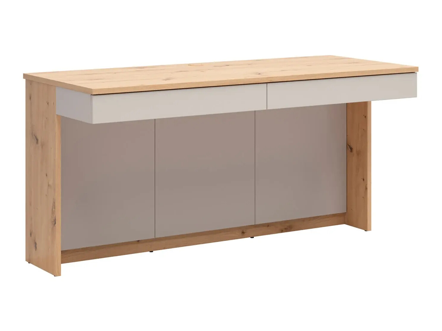 Desk Boston 785 (Cashmere + Artisan oak)