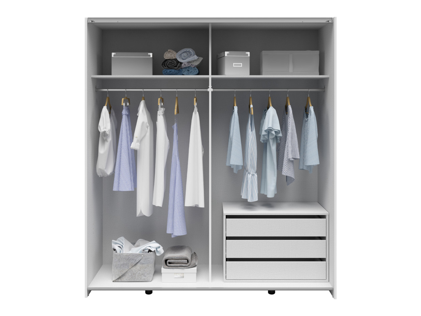 Wardrobe Boston 791 (White)