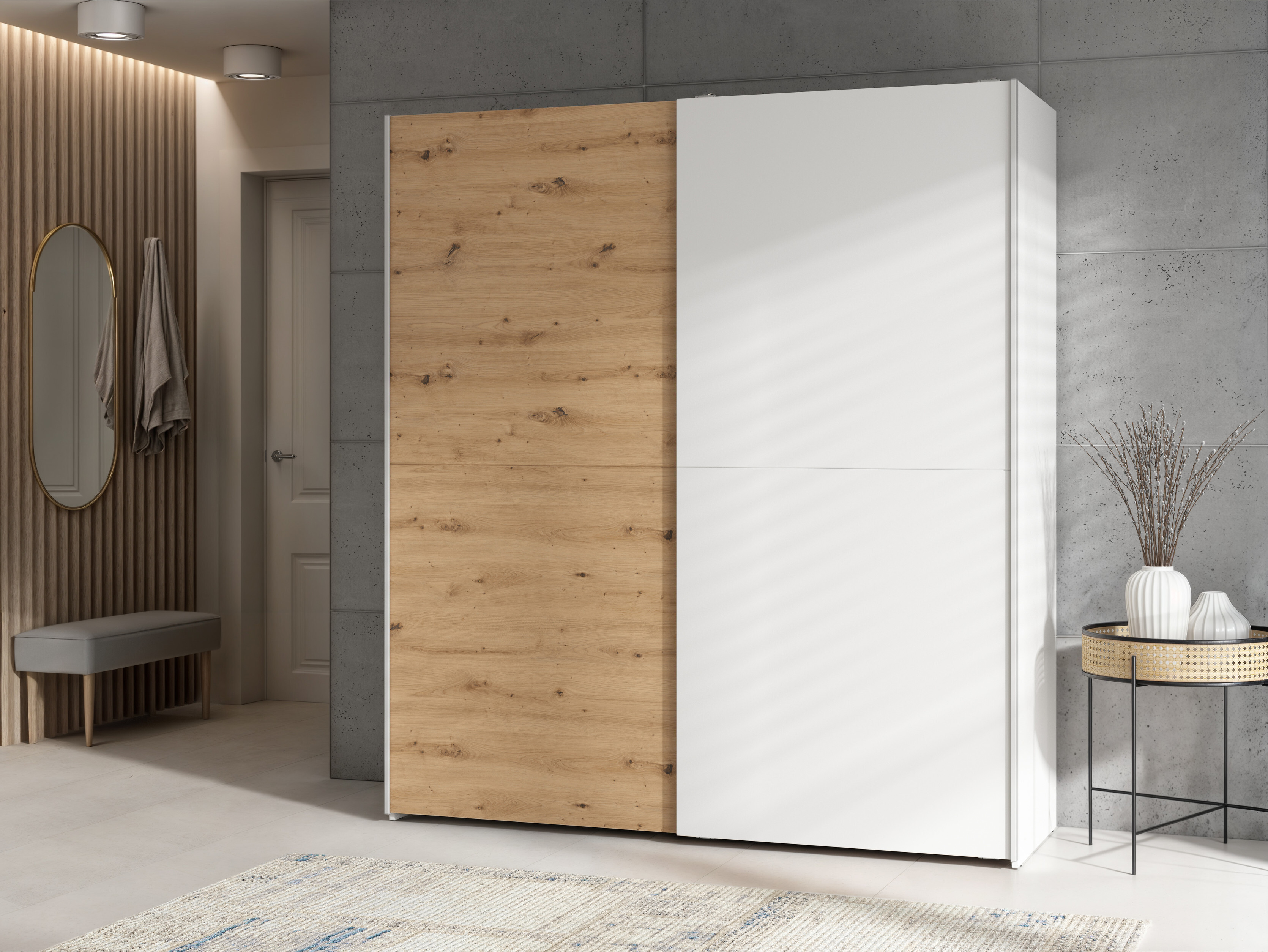 Wardrobe Boston 791 (White)