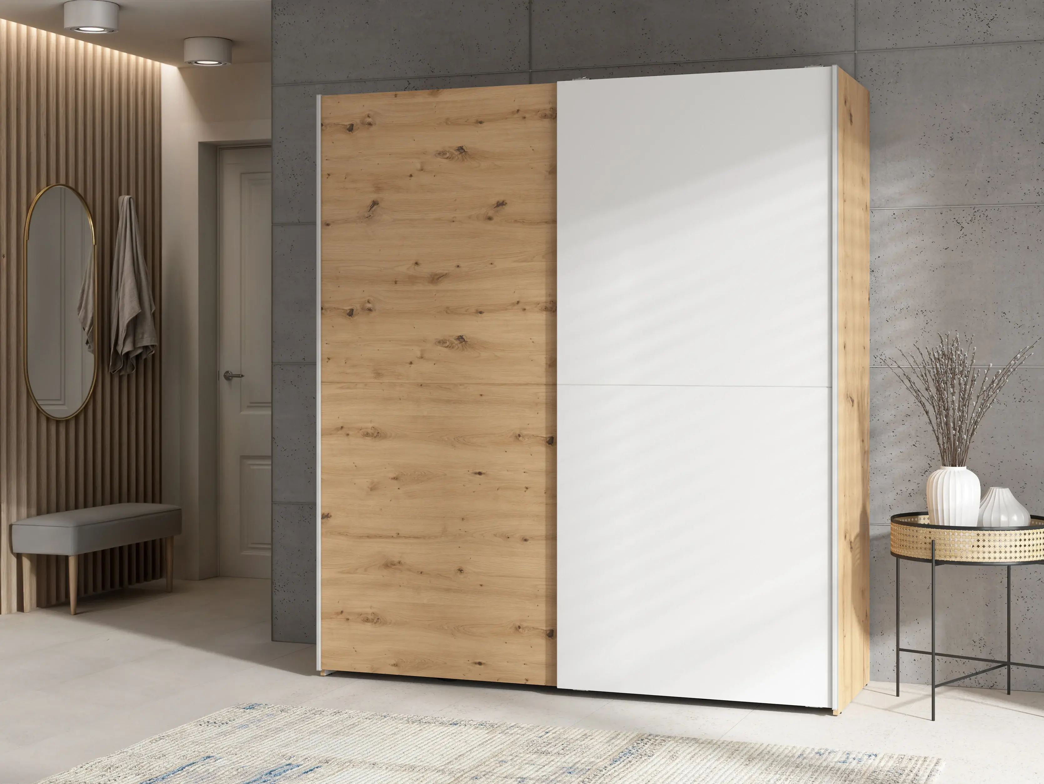 Wardrobe Boston 791 (Artisan oak)