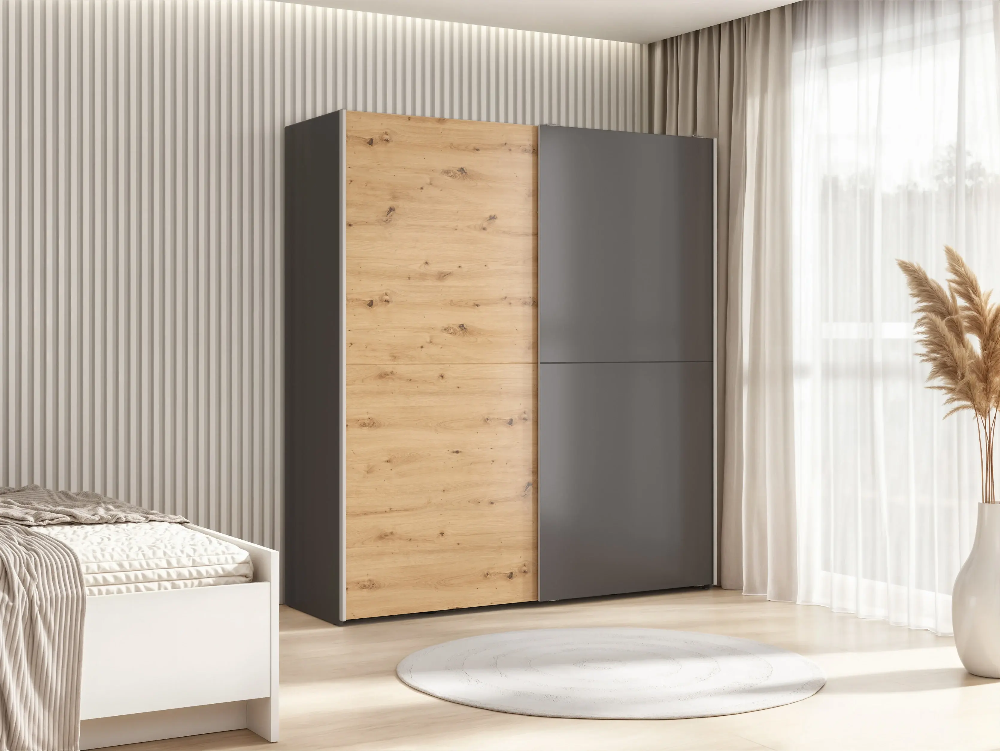 Wardrobe Boston 791 (Graphite)