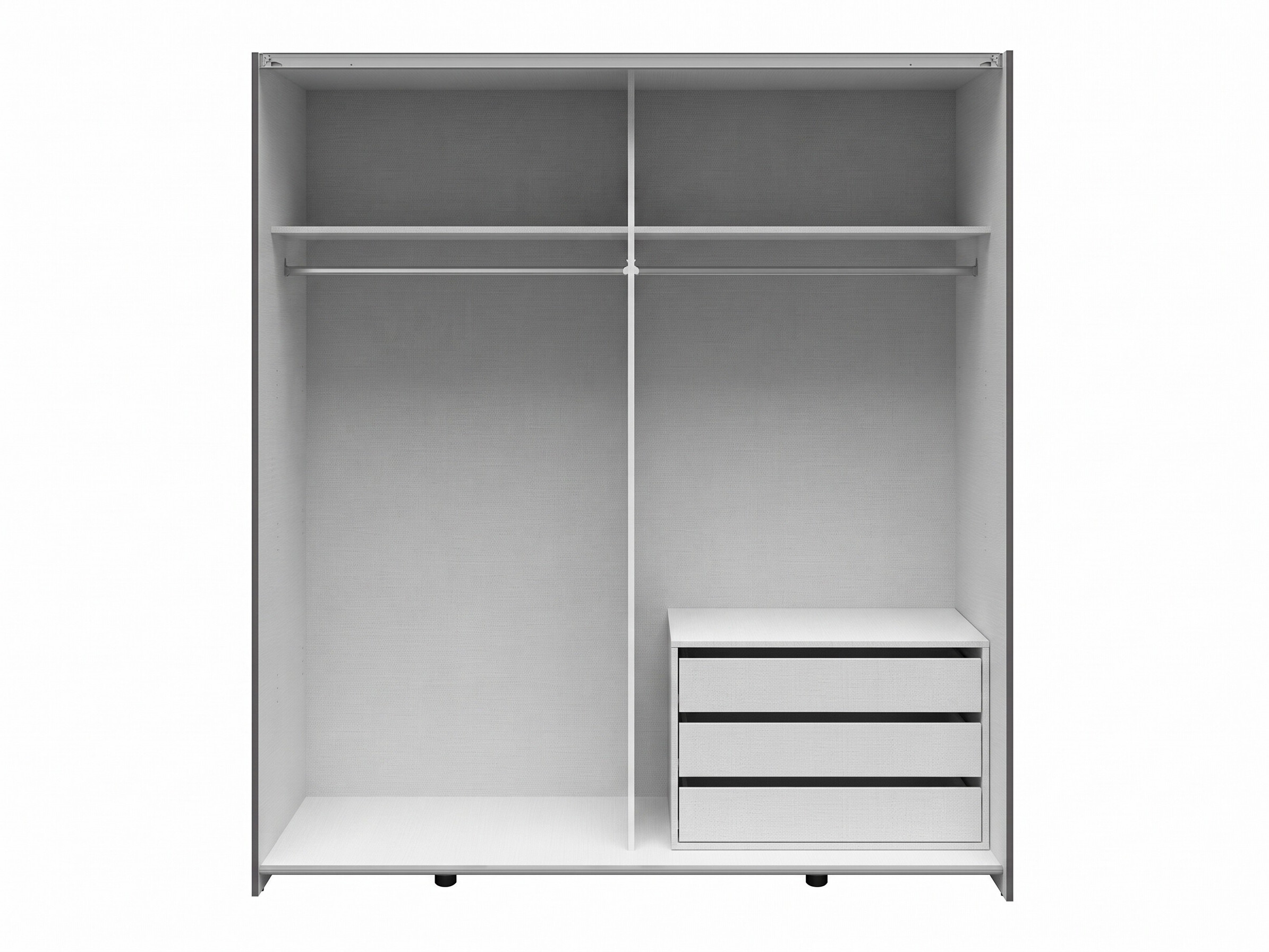 Wardrobe Boston 791 (Graphite)