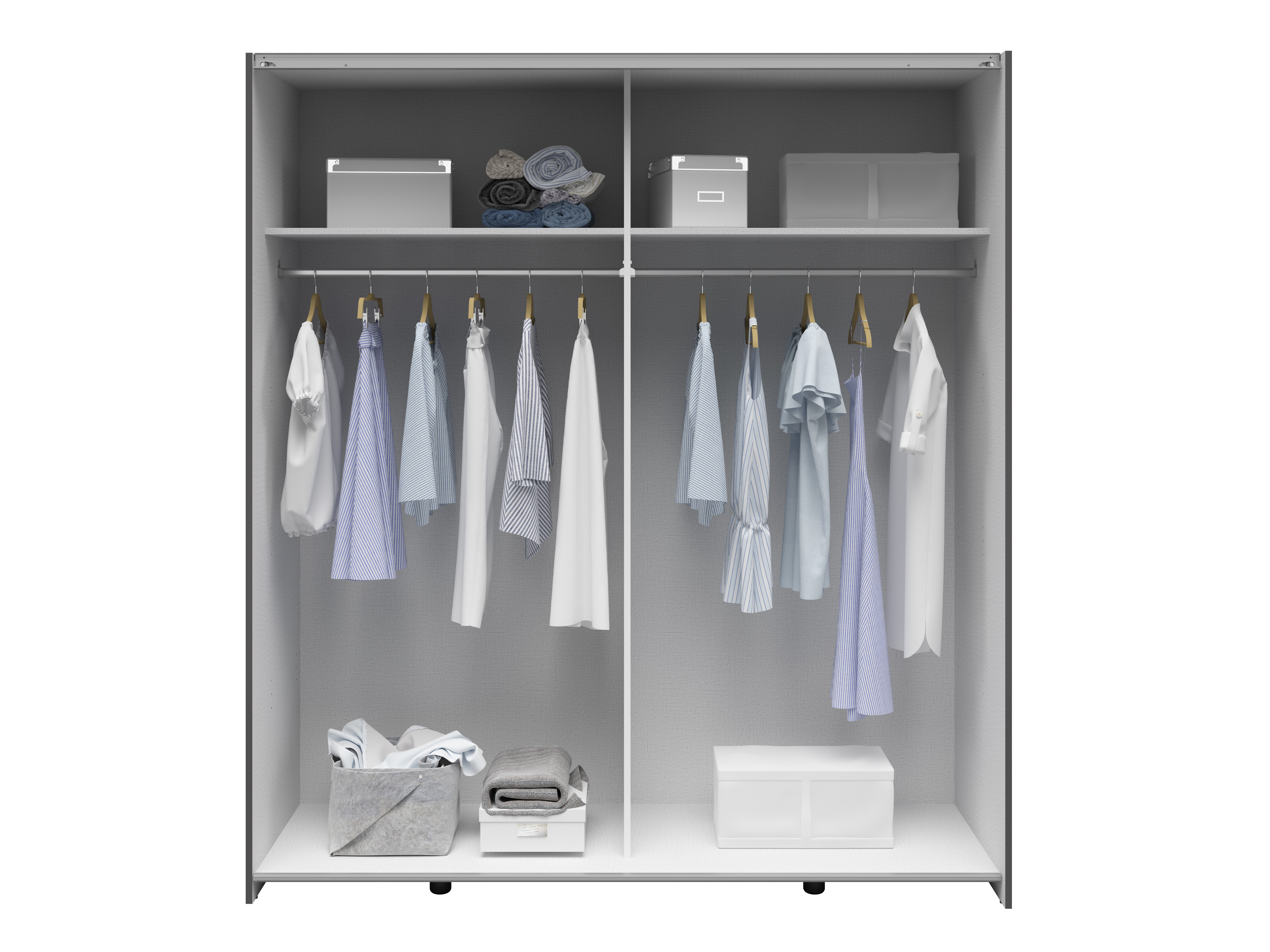 Wardrobe Boston 791 (Graphite)