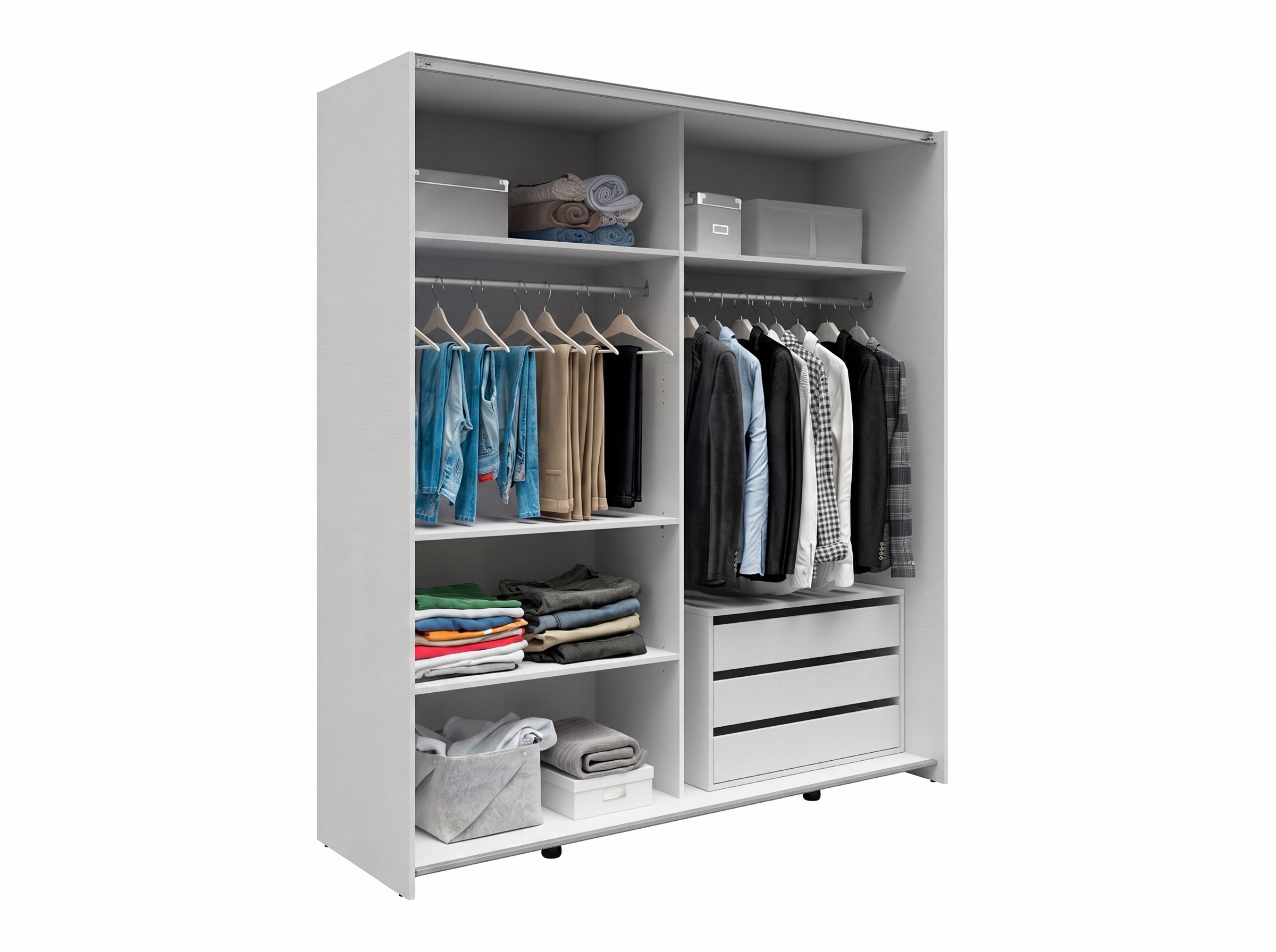 Wardrobe Boston 792 (White)