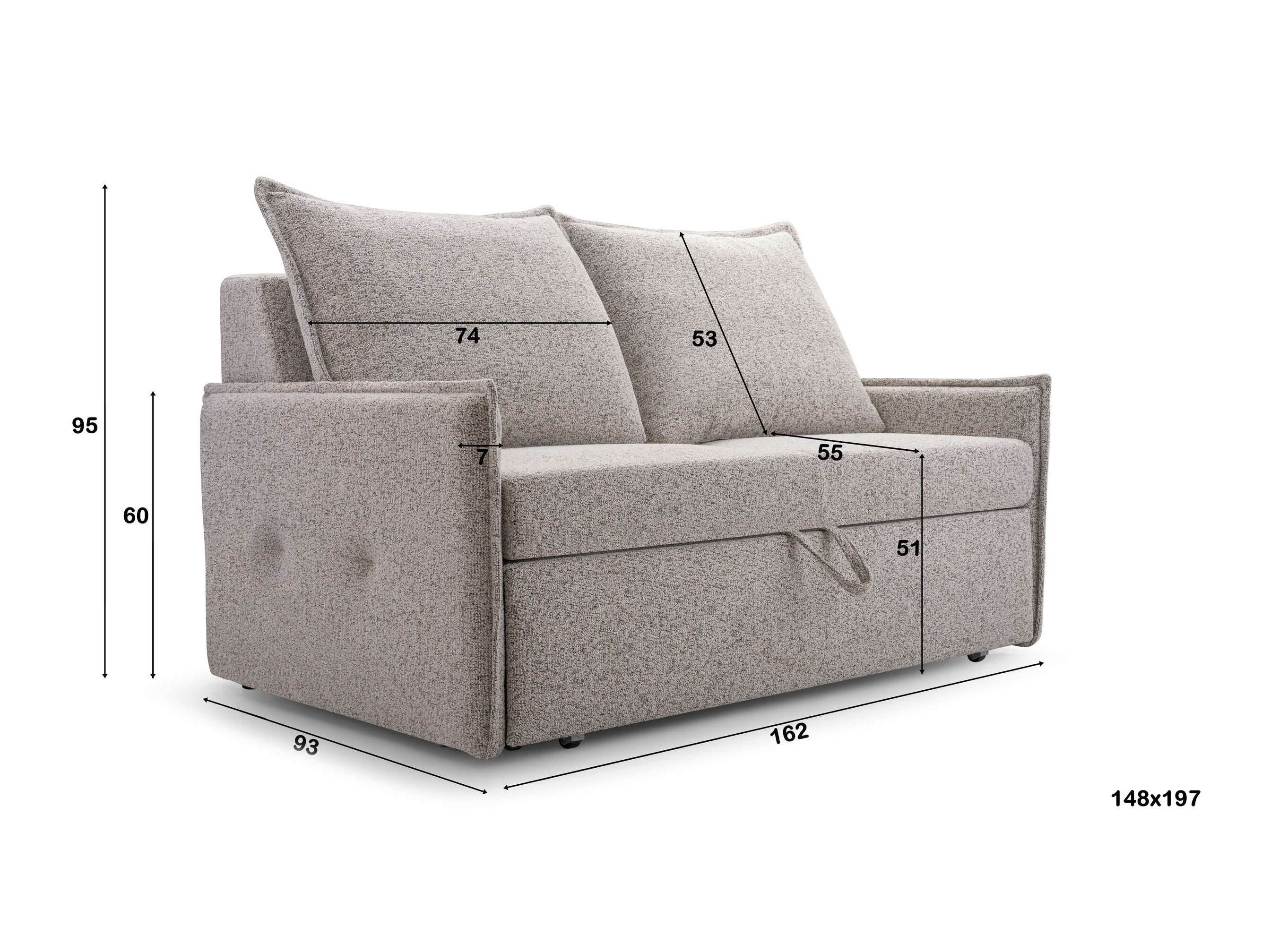 Sofa bed Lufkin 163 (Puente 34)