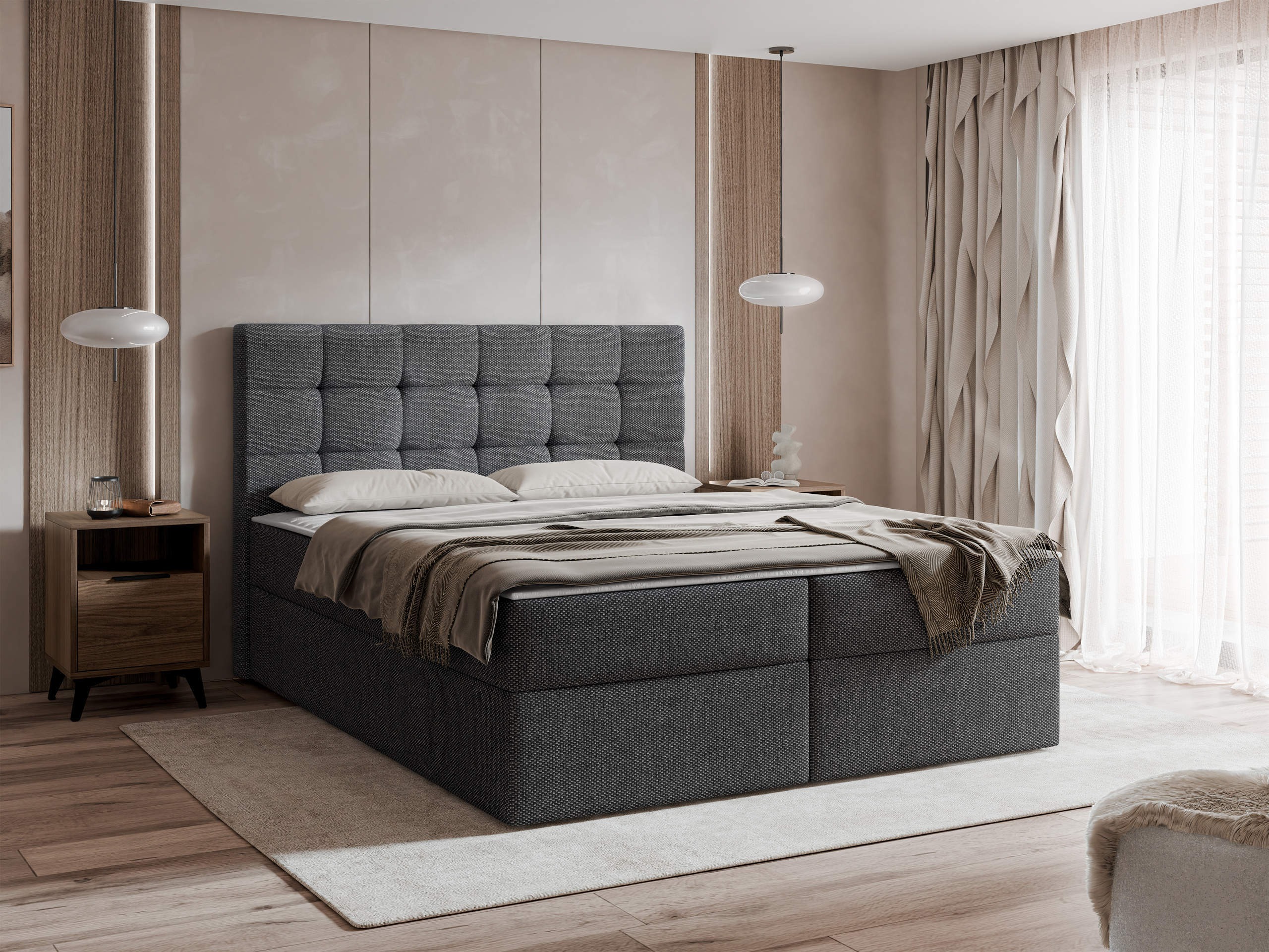 Continental bed Comfivo Osculum I (Muna 10)