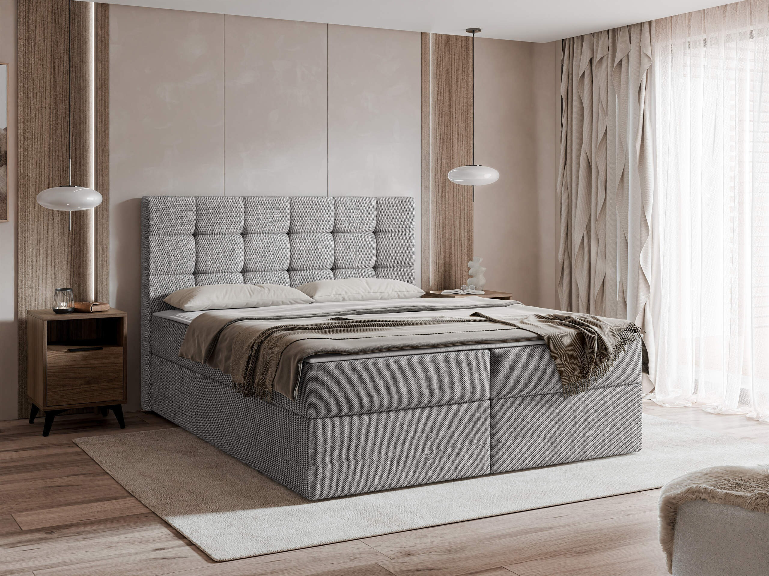 Continental bed Comfivo Osculum I (Muna 08)