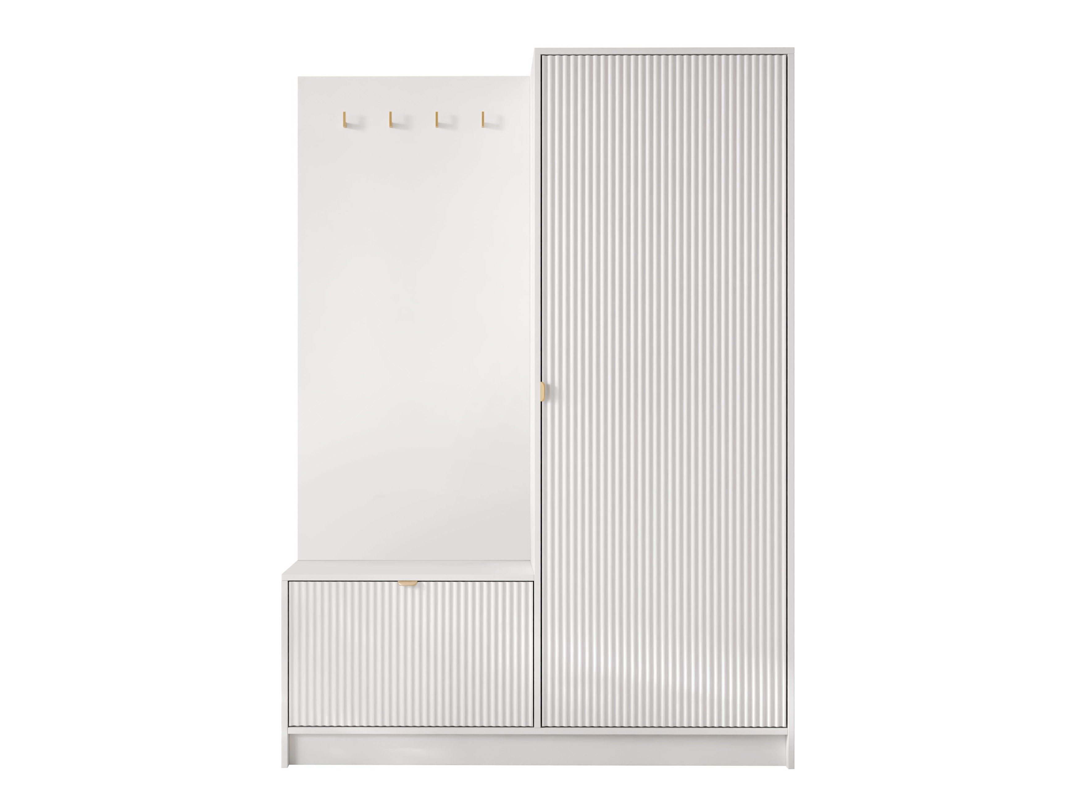 Hallway set Comfivo Larmire 128 (White)