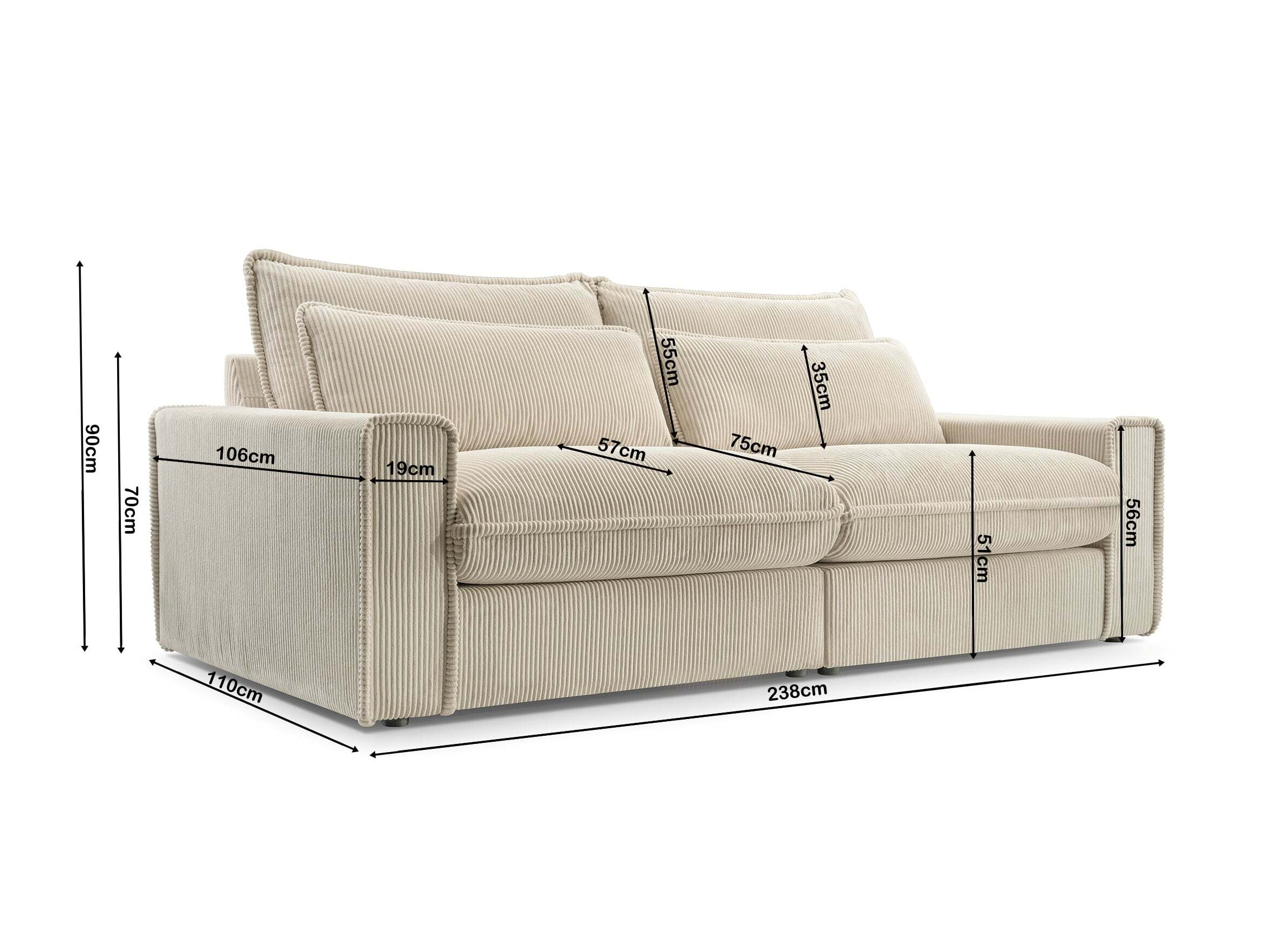 Sofa Lufkin 161 (Lincoln 96)