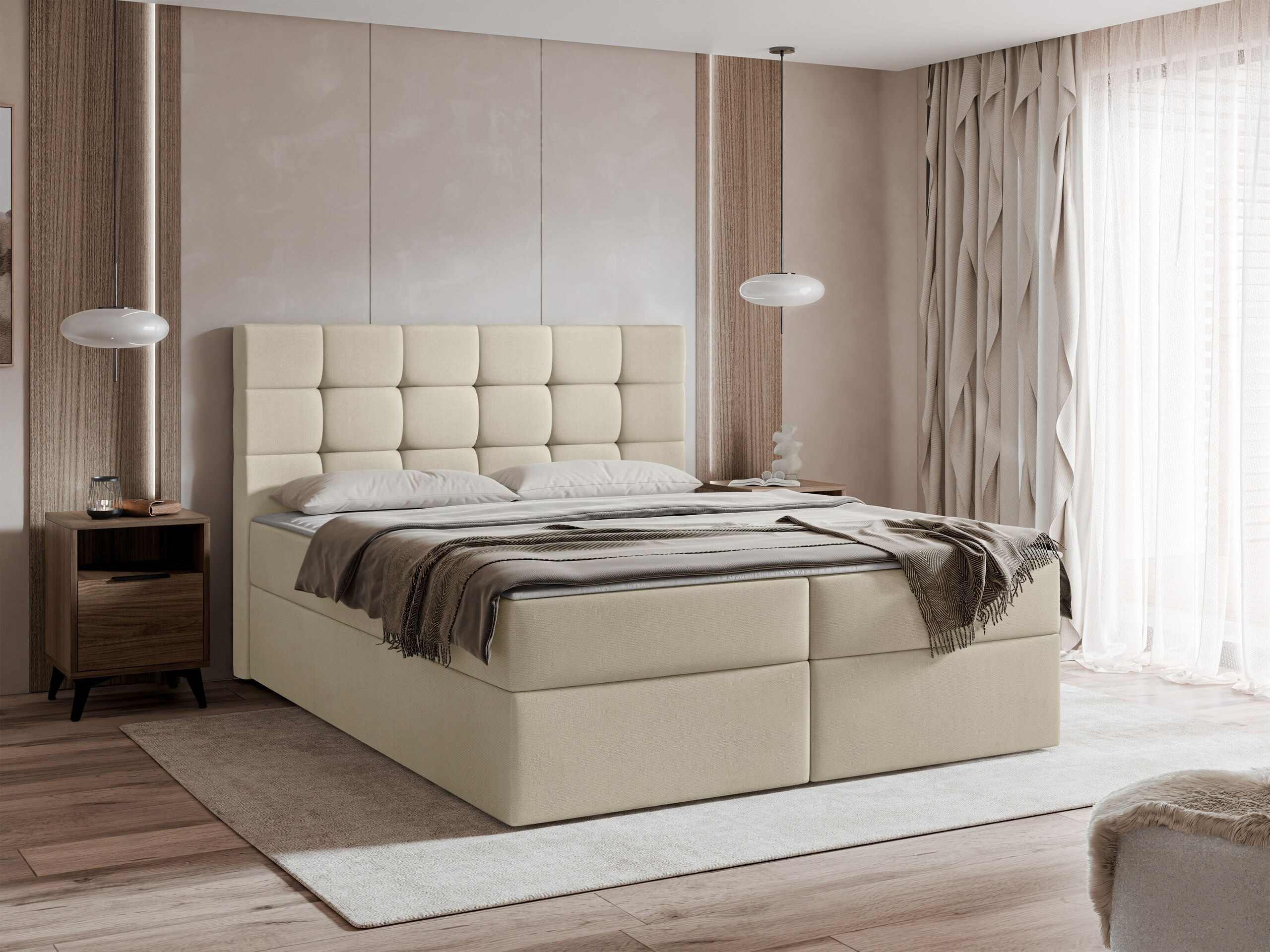 Continental bed Comfivo Osculum I (Manila 02)