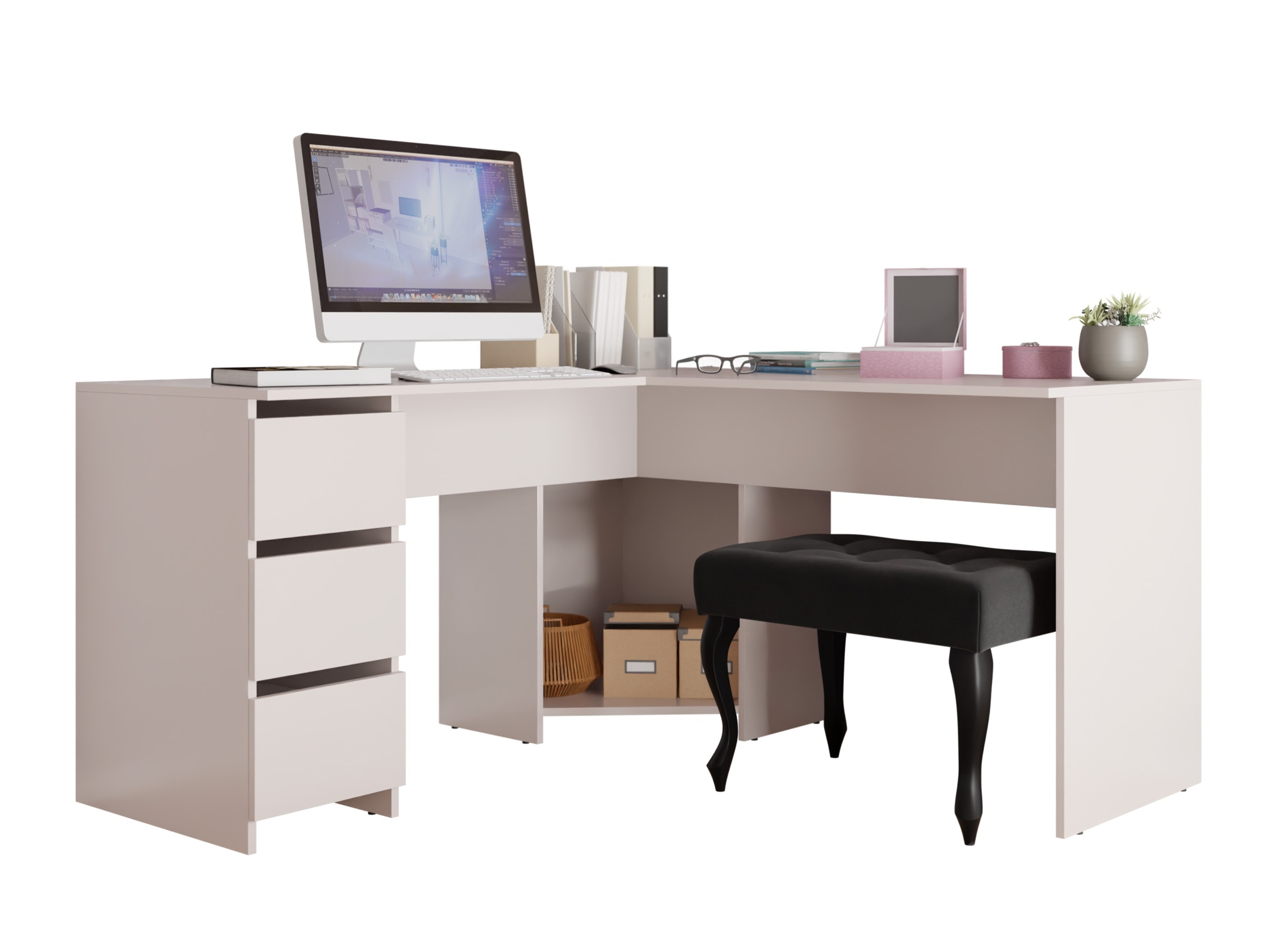 Corner desk Comfivo 576 (Cashmere)