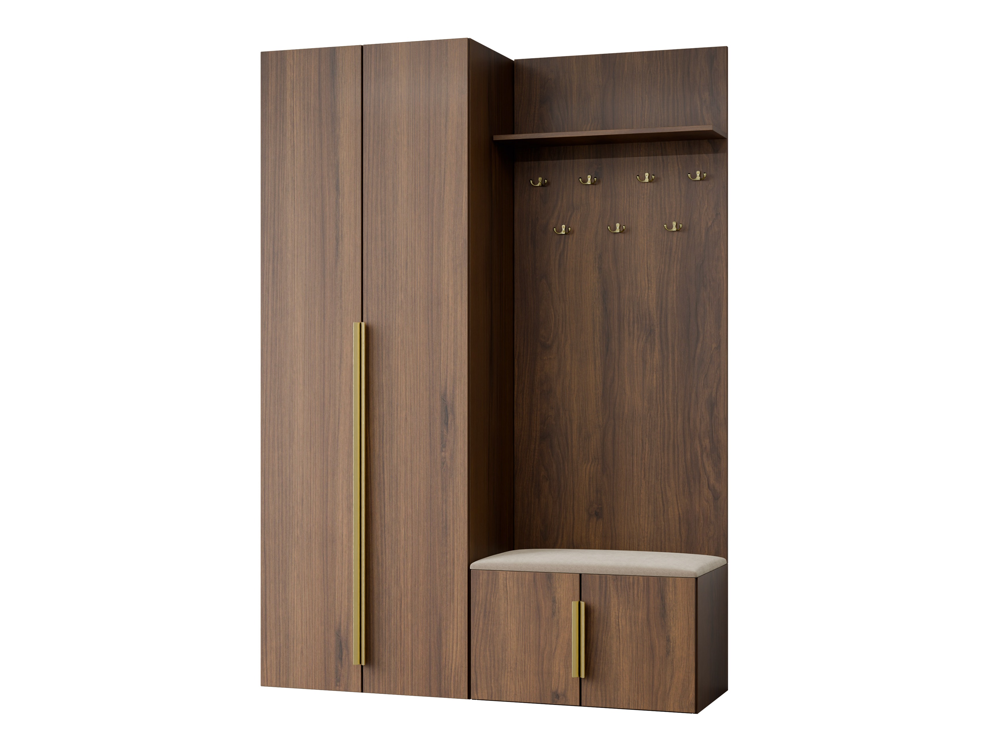 Hallway set Comfivo 582 (Walnut)