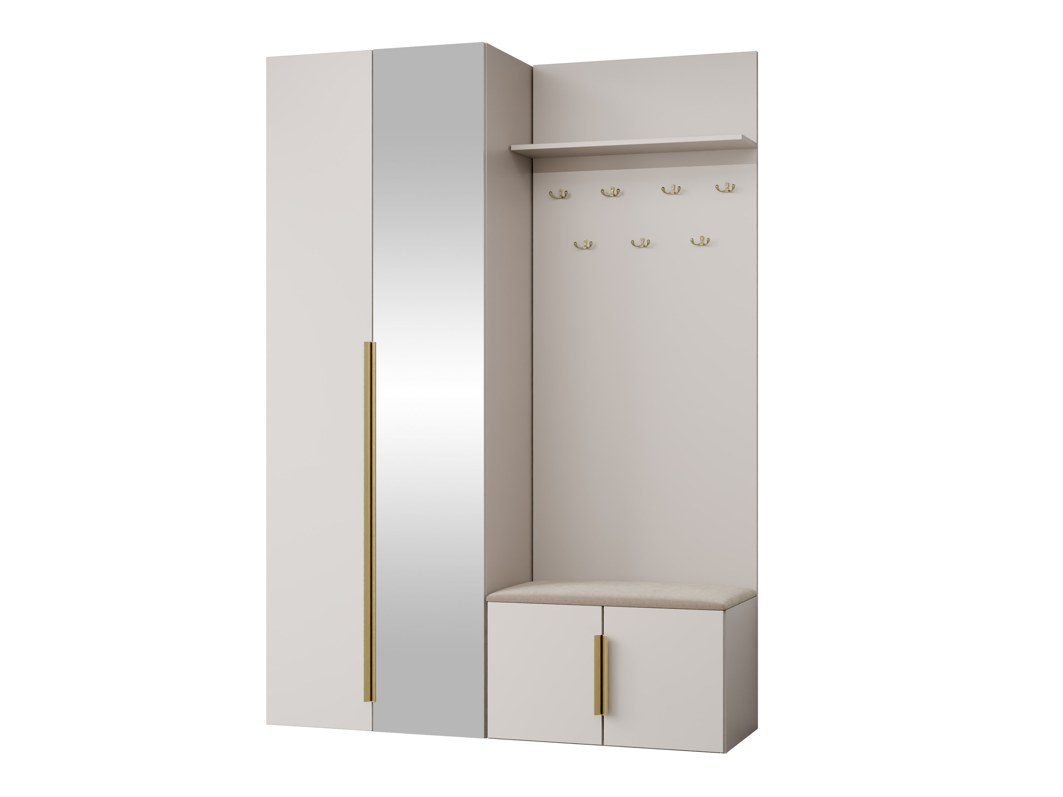Hallway set Comfivo 583 (Beige)