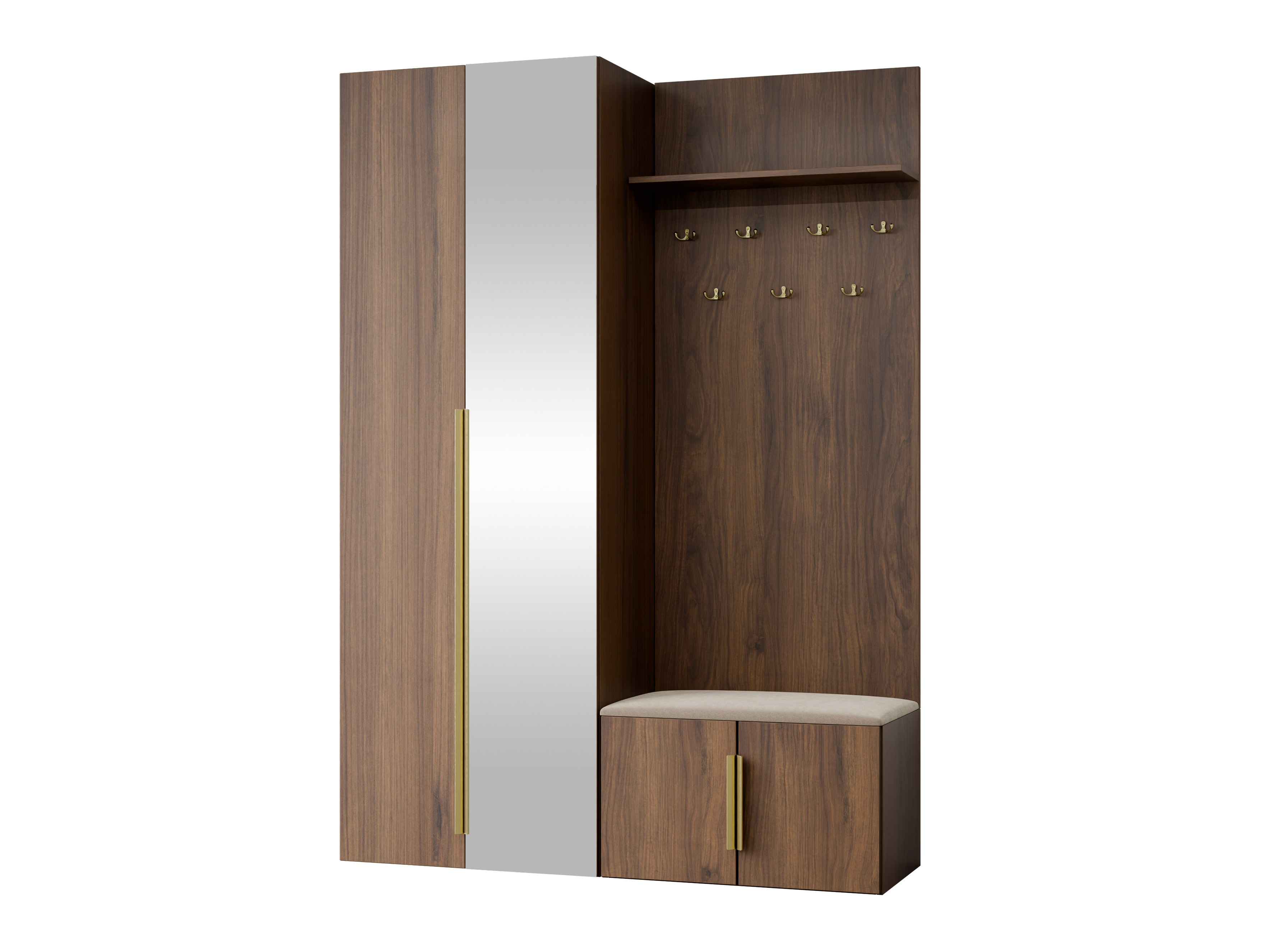 Hallway set Comfivo 583 (Walnut)