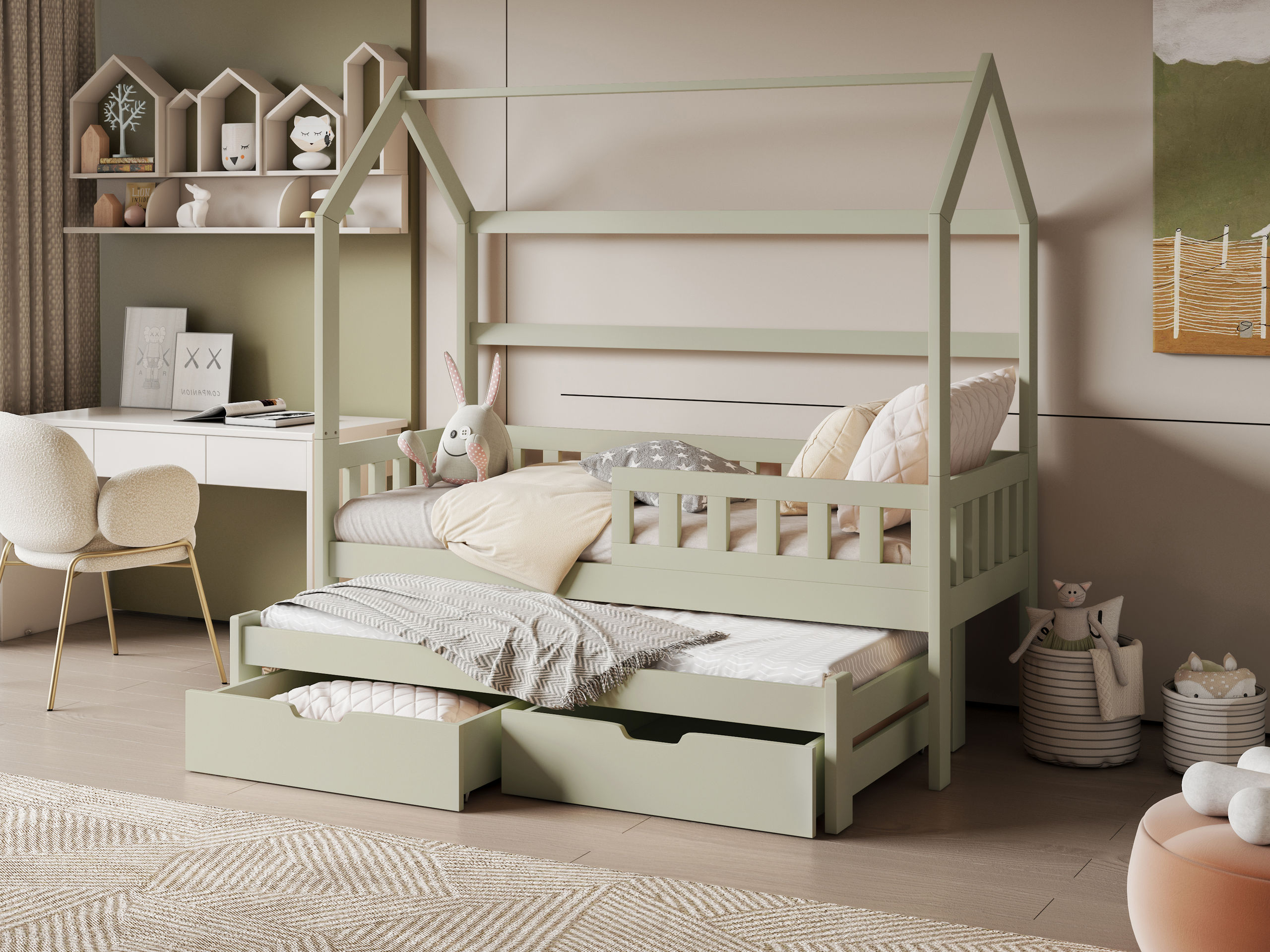 Bed Henderson 172 (Light olive tree)