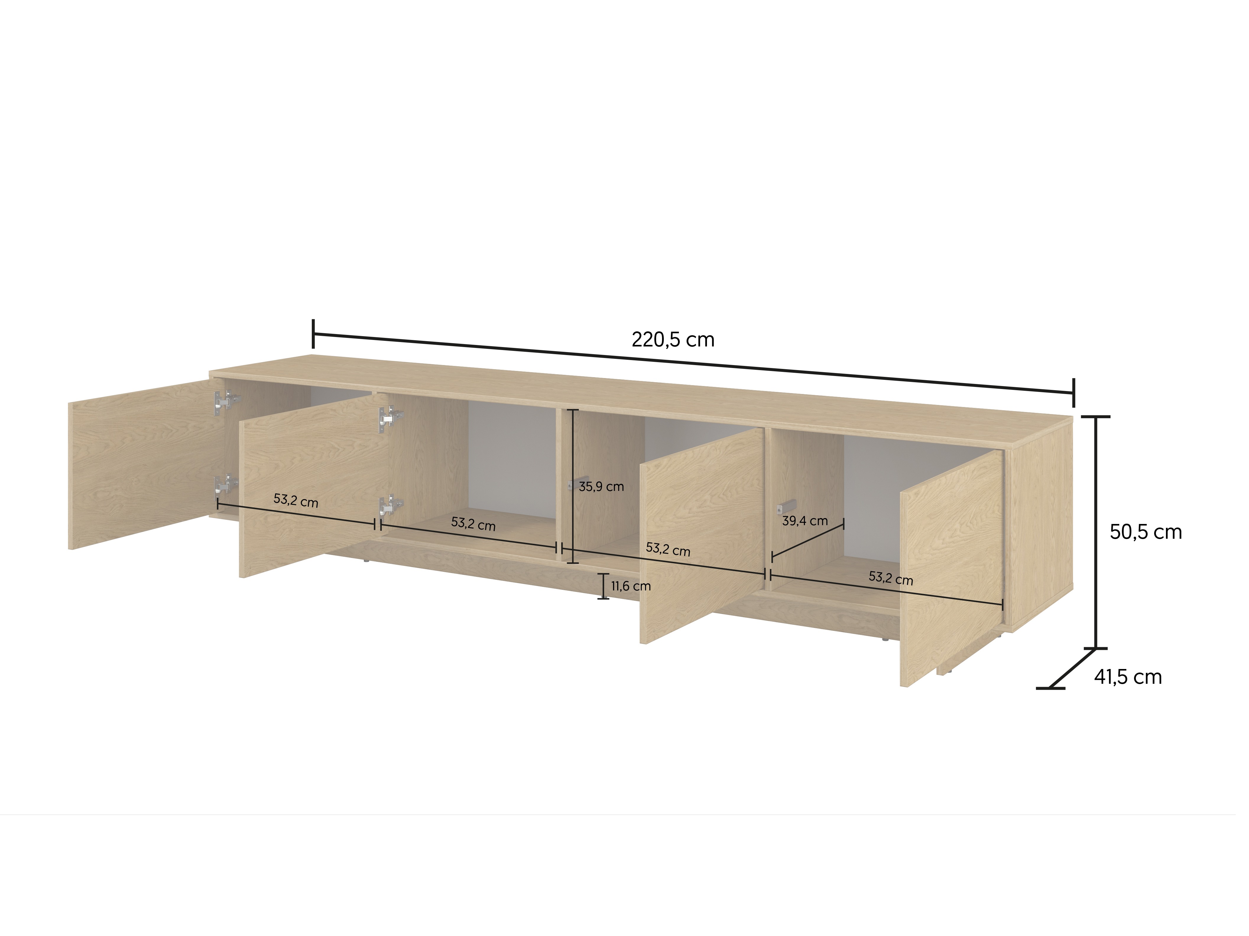 Living room set Cavbali 103 (Light wood)